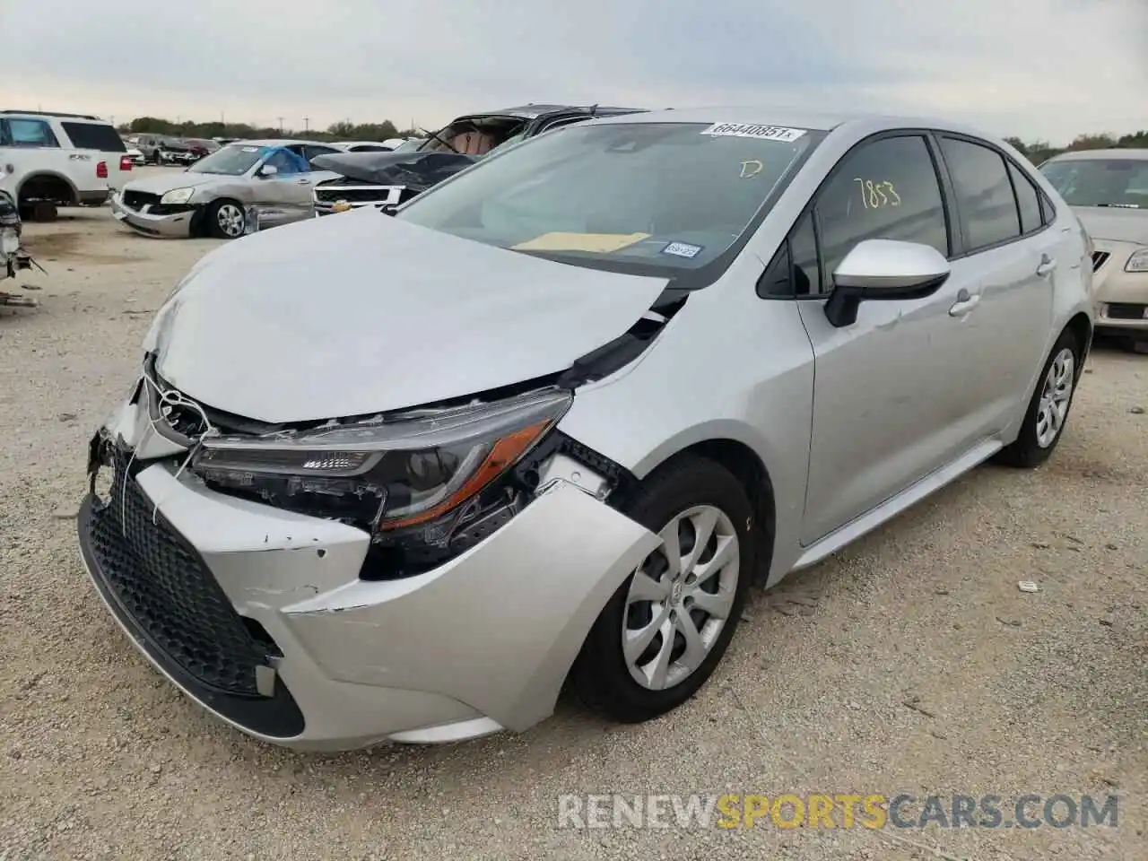 2 Photograph of a damaged car JTDEPMAE3MJ172901 TOYOTA COROLLA 2021