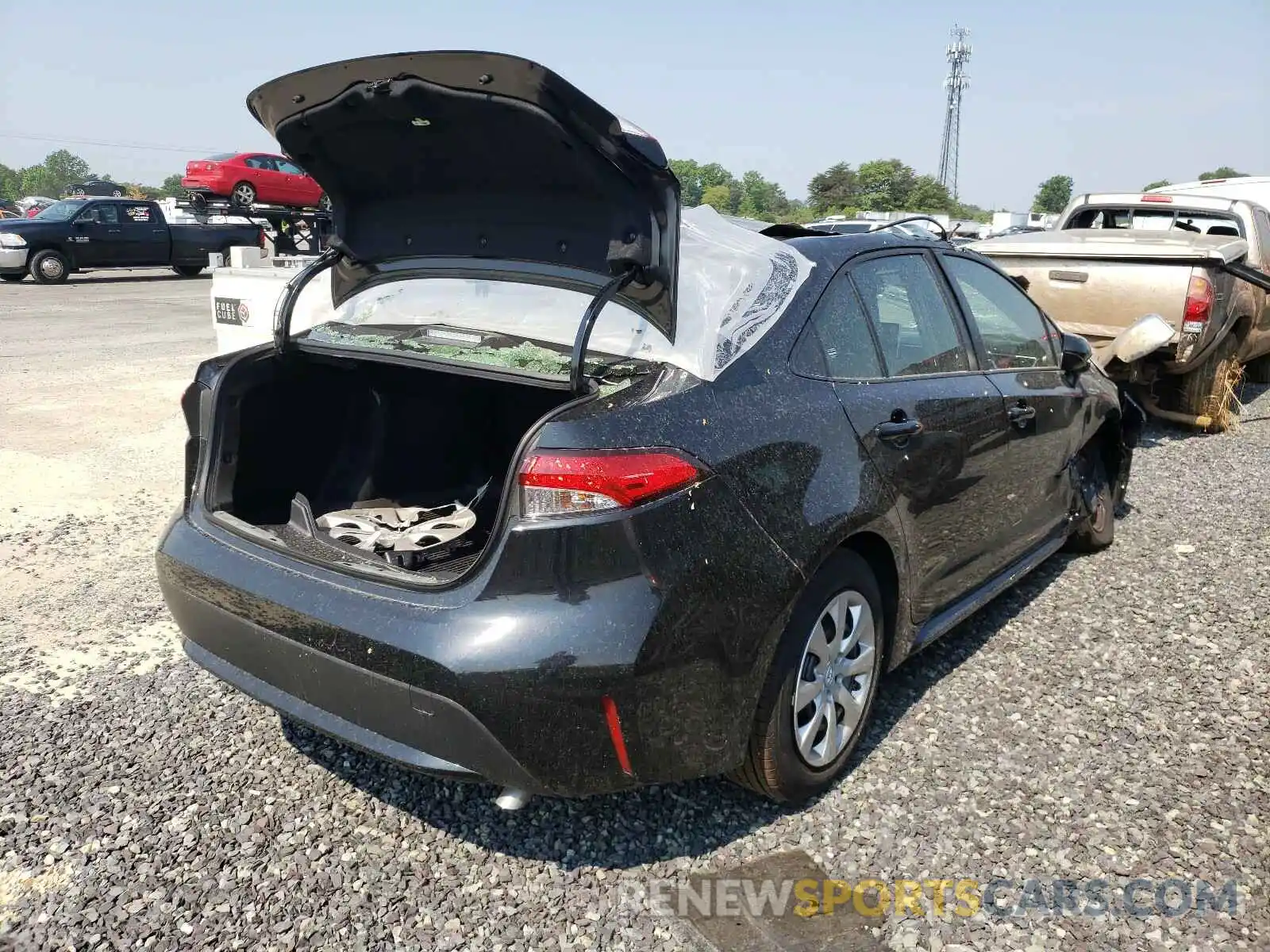 4 Photograph of a damaged car JTDEPMAE3MJ172994 TOYOTA COROLLA 2021