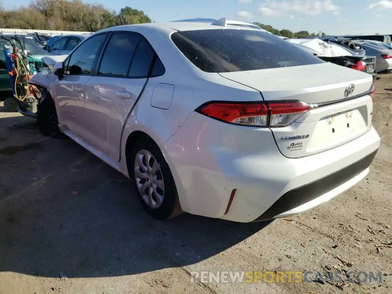 3 Photograph of a damaged car JTDEPMAE3MJ173935 TOYOTA COROLLA 2021