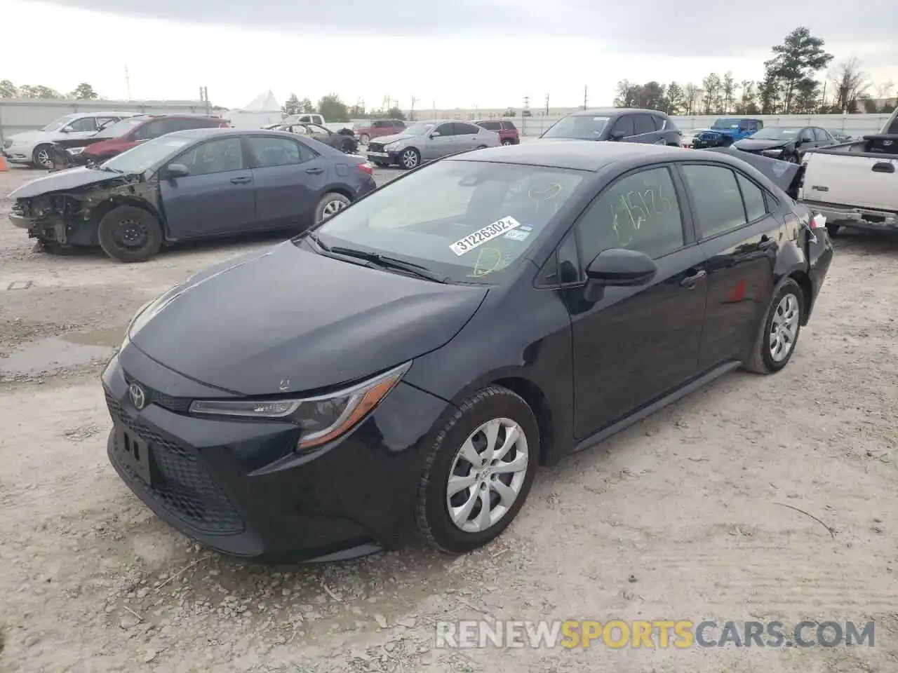 2 Photograph of a damaged car JTDEPMAE3MJ174244 TOYOTA COROLLA 2021