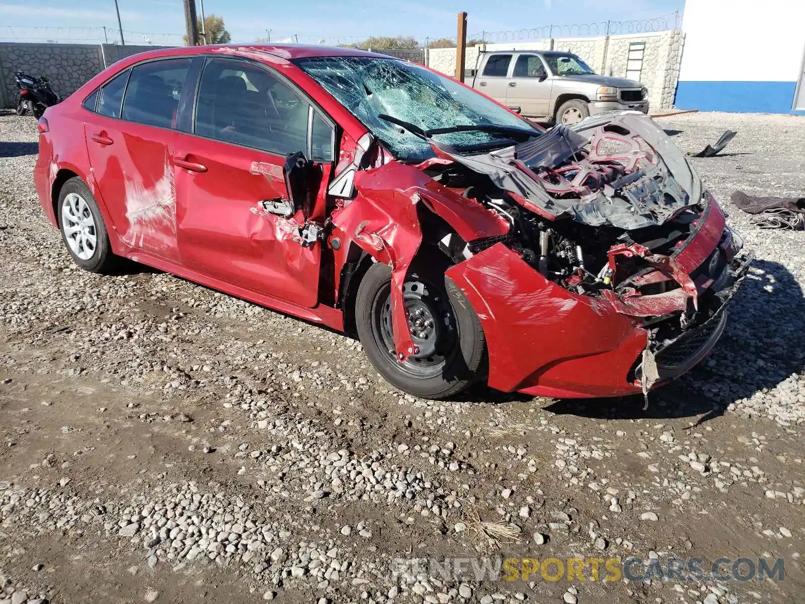 1 Photograph of a damaged car JTDEPMAE3MJ175040 TOYOTA COROLLA 2021