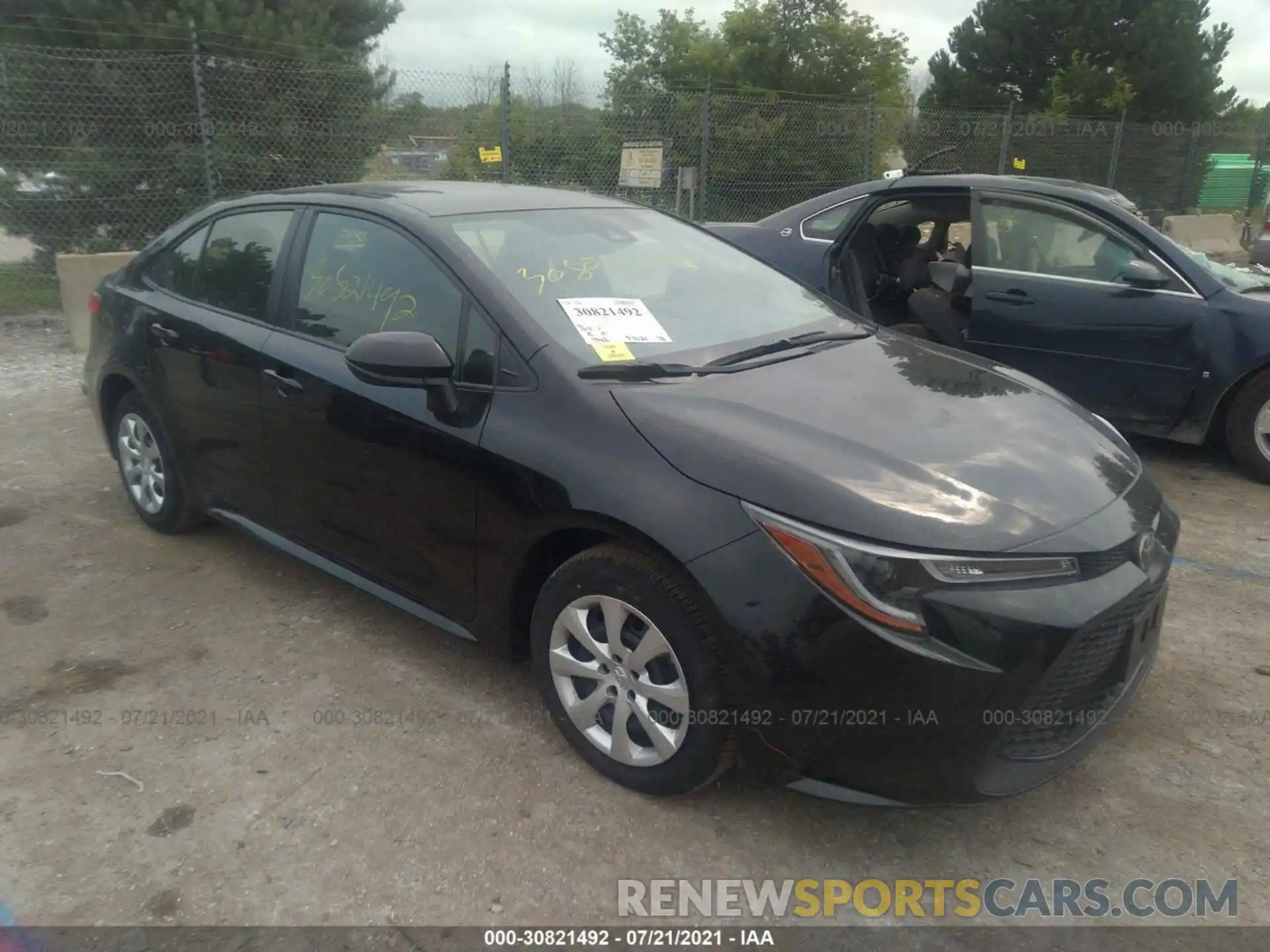 1 Photograph of a damaged car JTDEPMAE3MJ175488 TOYOTA COROLLA 2021