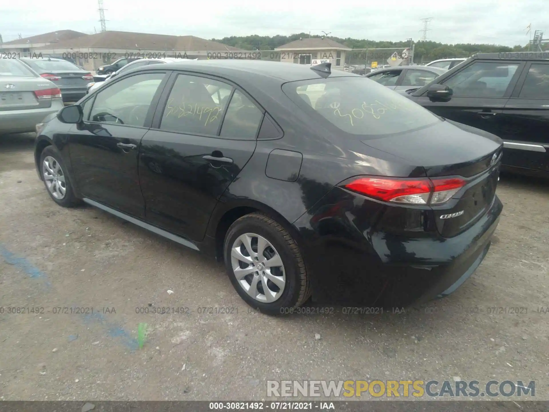 3 Photograph of a damaged car JTDEPMAE3MJ175488 TOYOTA COROLLA 2021