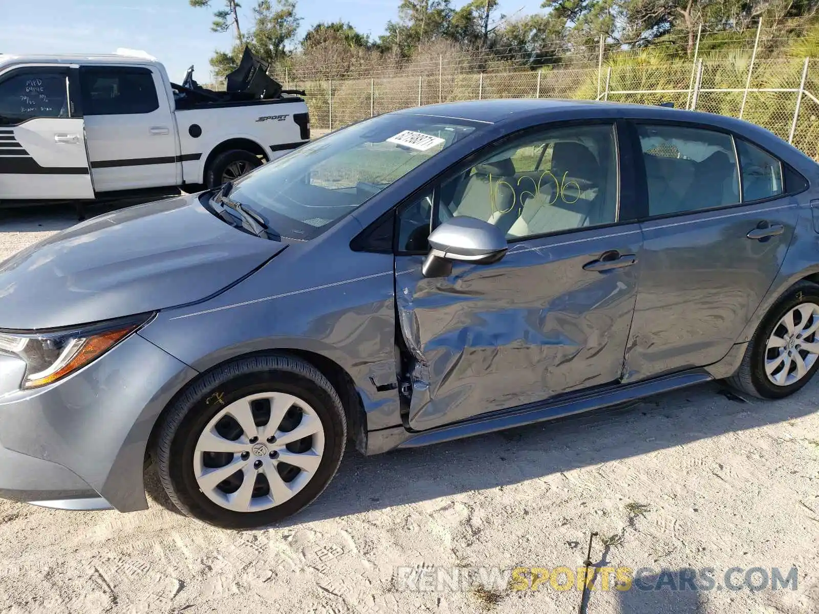 9 Photograph of a damaged car JTDEPMAE3MJ175734 TOYOTA COROLLA 2021