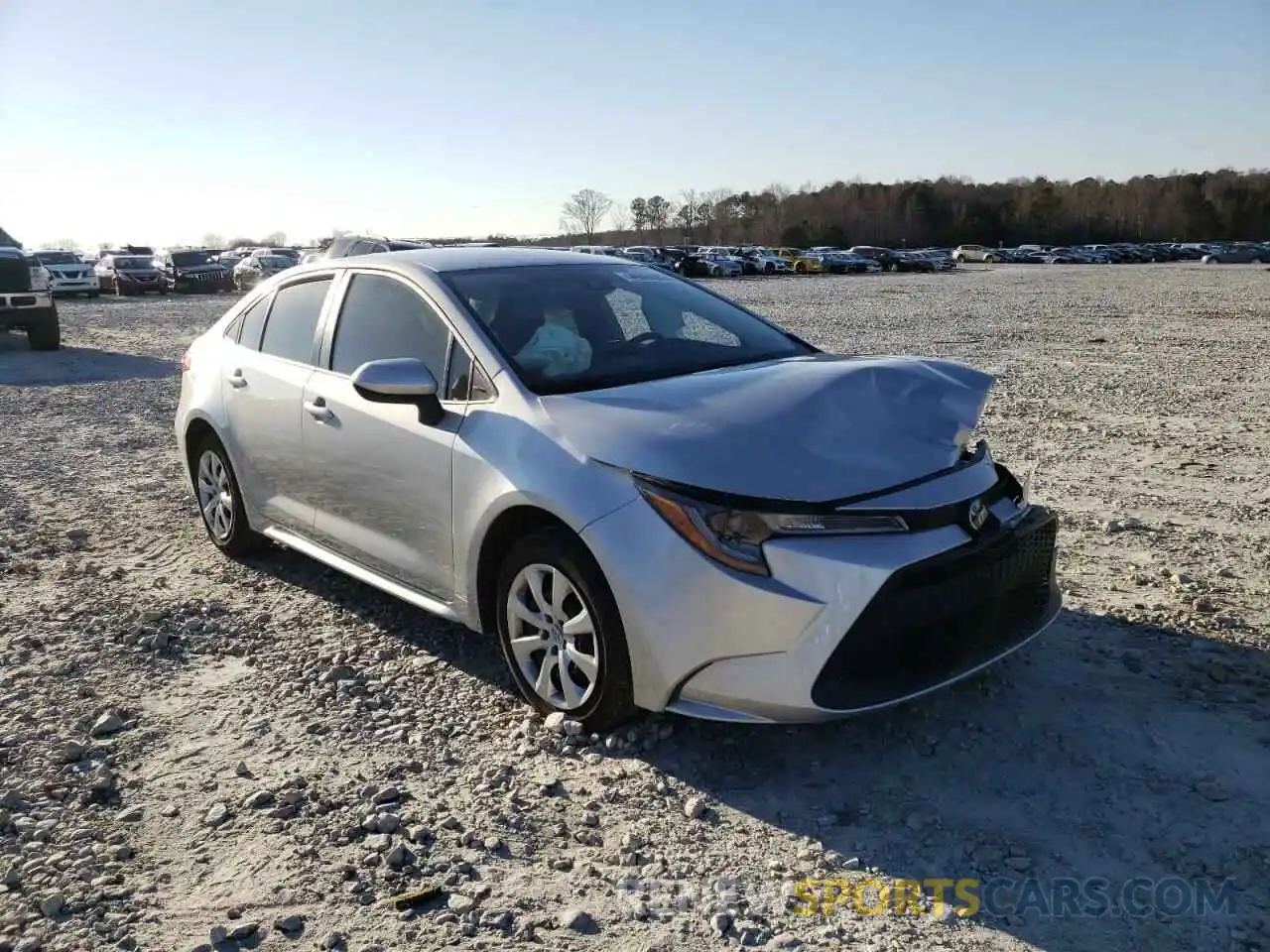 1 Photograph of a damaged car JTDEPMAE3MJ176124 TOYOTA COROLLA 2021