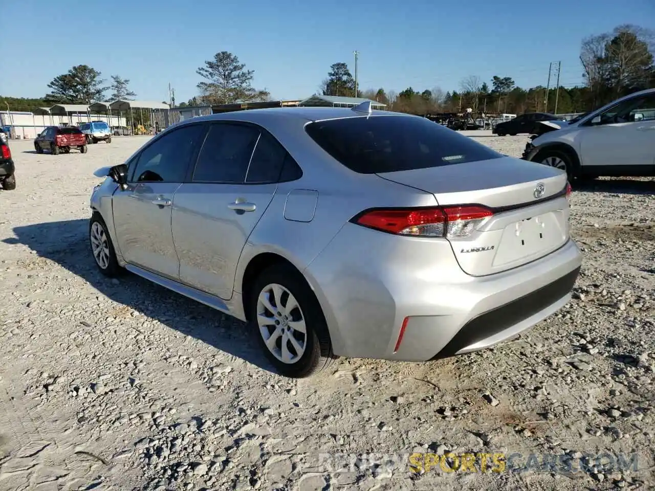 3 Photograph of a damaged car JTDEPMAE3MJ176124 TOYOTA COROLLA 2021