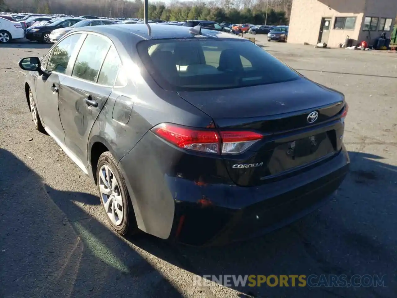 3 Photograph of a damaged car JTDEPMAE3MJ176253 TOYOTA COROLLA 2021