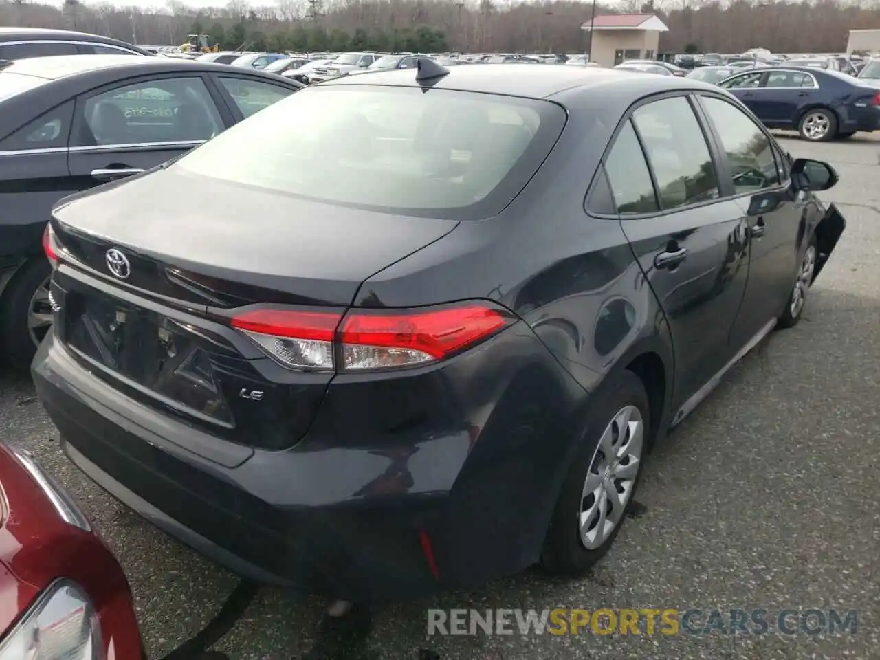 4 Photograph of a damaged car JTDEPMAE3MJ176253 TOYOTA COROLLA 2021