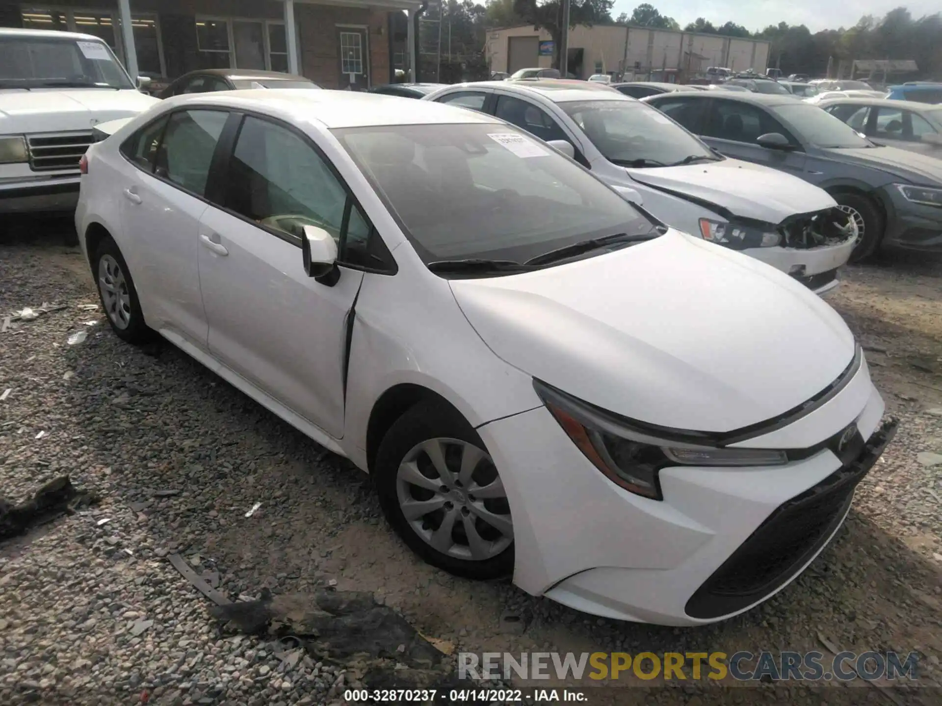 1 Photograph of a damaged car JTDEPMAE3MJ177662 TOYOTA COROLLA 2021