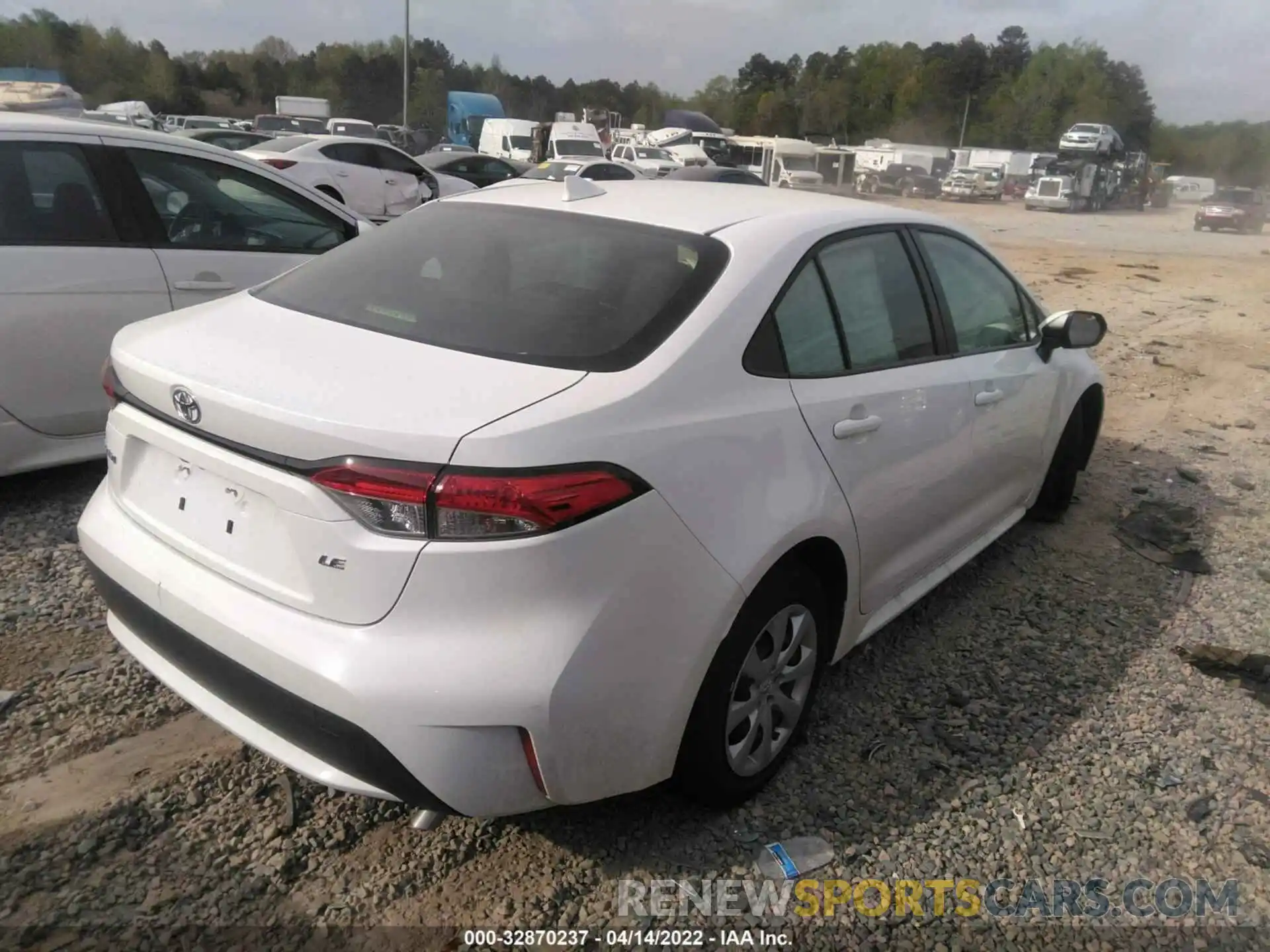 4 Photograph of a damaged car JTDEPMAE3MJ177662 TOYOTA COROLLA 2021