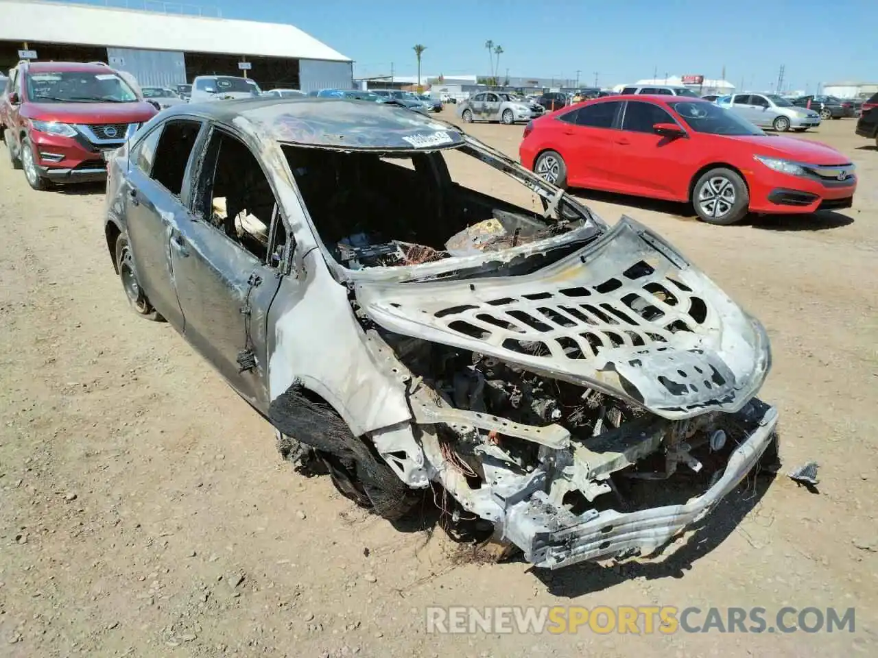 1 Photograph of a damaged car JTDEPMAE3MJ178598 TOYOTA COROLLA 2021