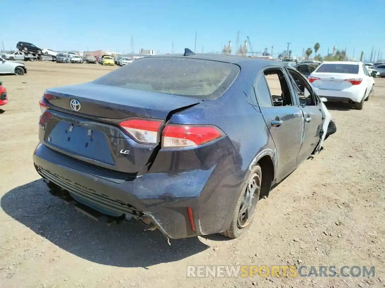 4 Photograph of a damaged car JTDEPMAE3MJ178598 TOYOTA COROLLA 2021