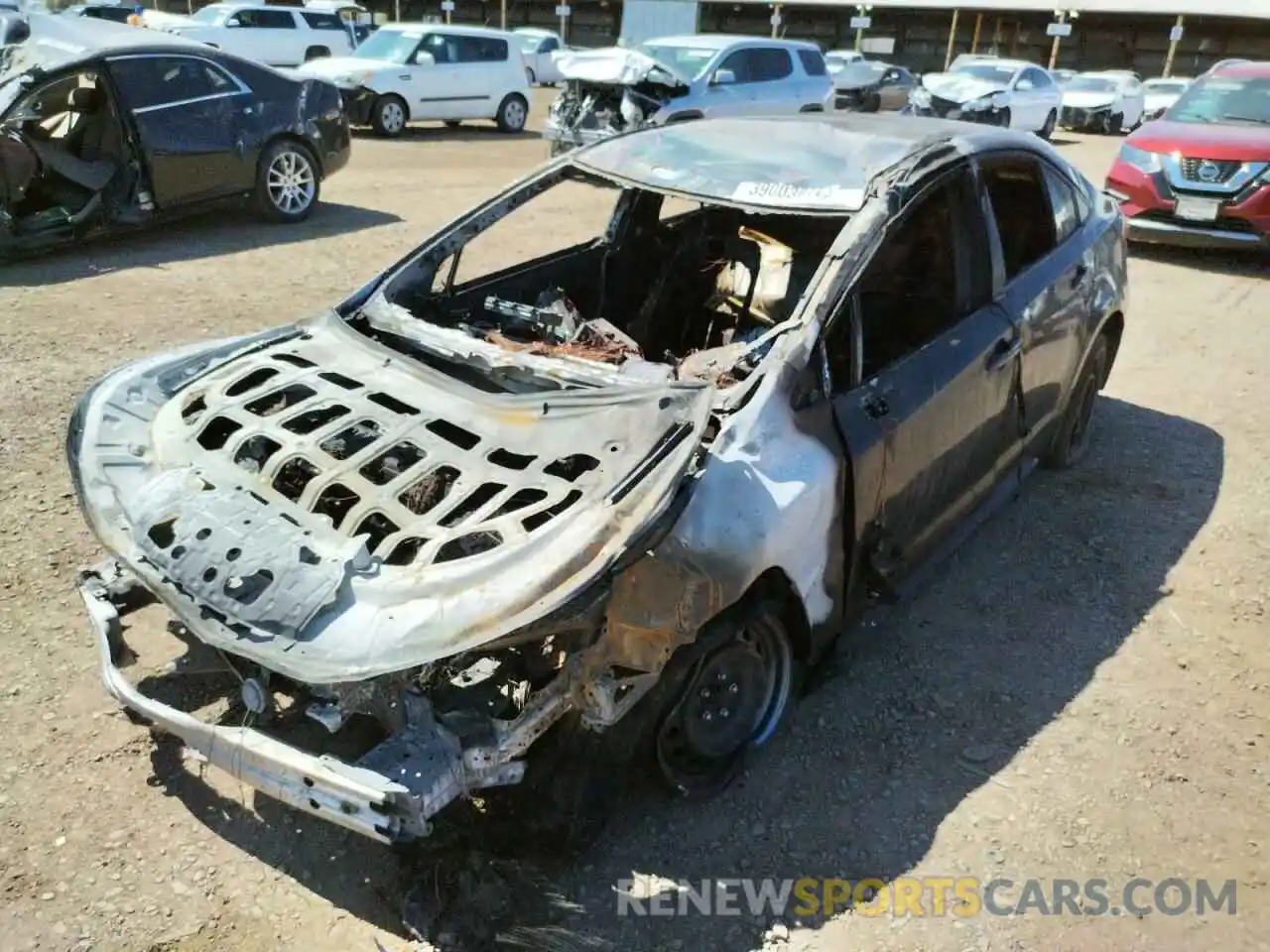 9 Photograph of a damaged car JTDEPMAE3MJ178598 TOYOTA COROLLA 2021