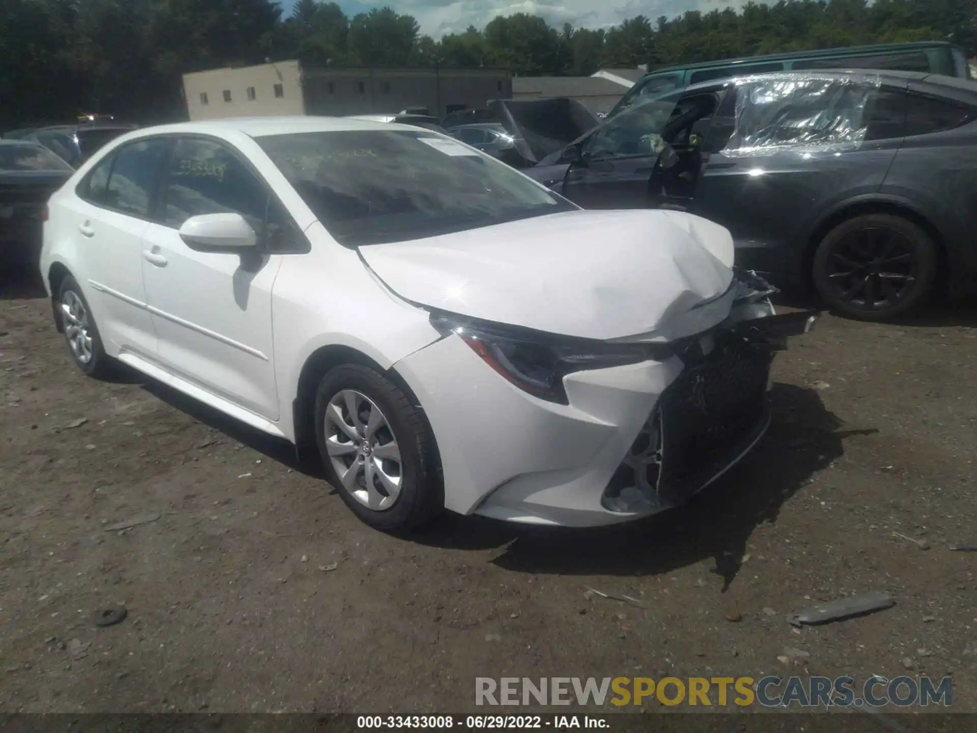 1 Photograph of a damaged car JTDEPMAE3MJ178939 TOYOTA COROLLA 2021