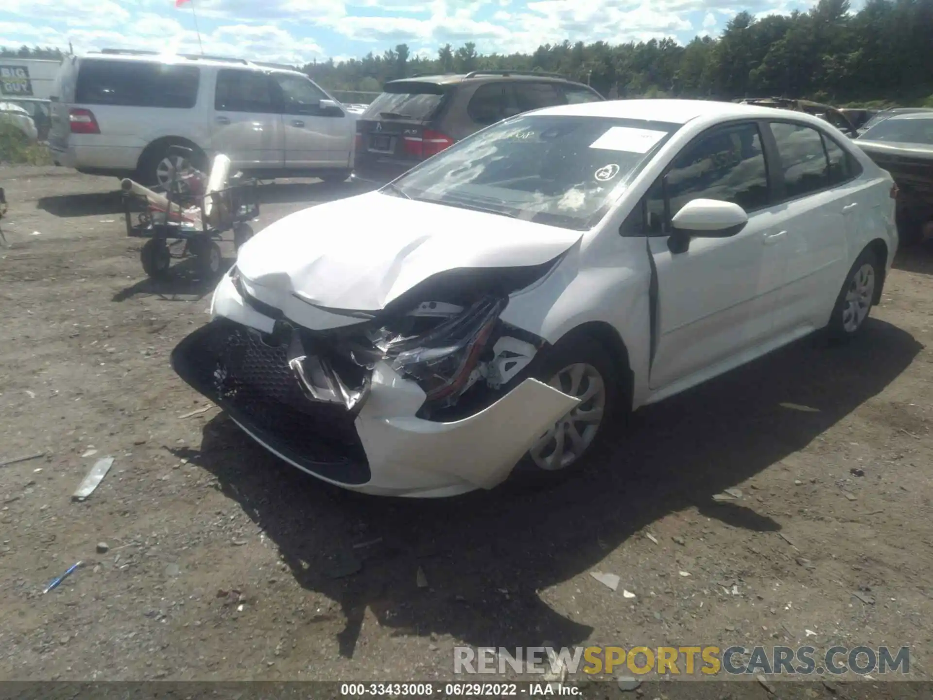 2 Photograph of a damaged car JTDEPMAE3MJ178939 TOYOTA COROLLA 2021