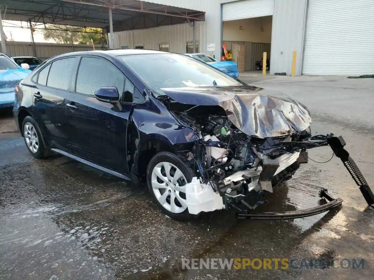 1 Photograph of a damaged car JTDEPMAE3MJ179833 TOYOTA COROLLA 2021