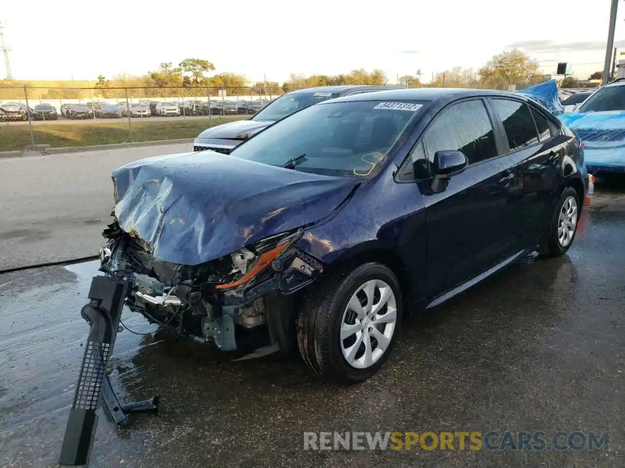 2 Photograph of a damaged car JTDEPMAE3MJ179833 TOYOTA COROLLA 2021