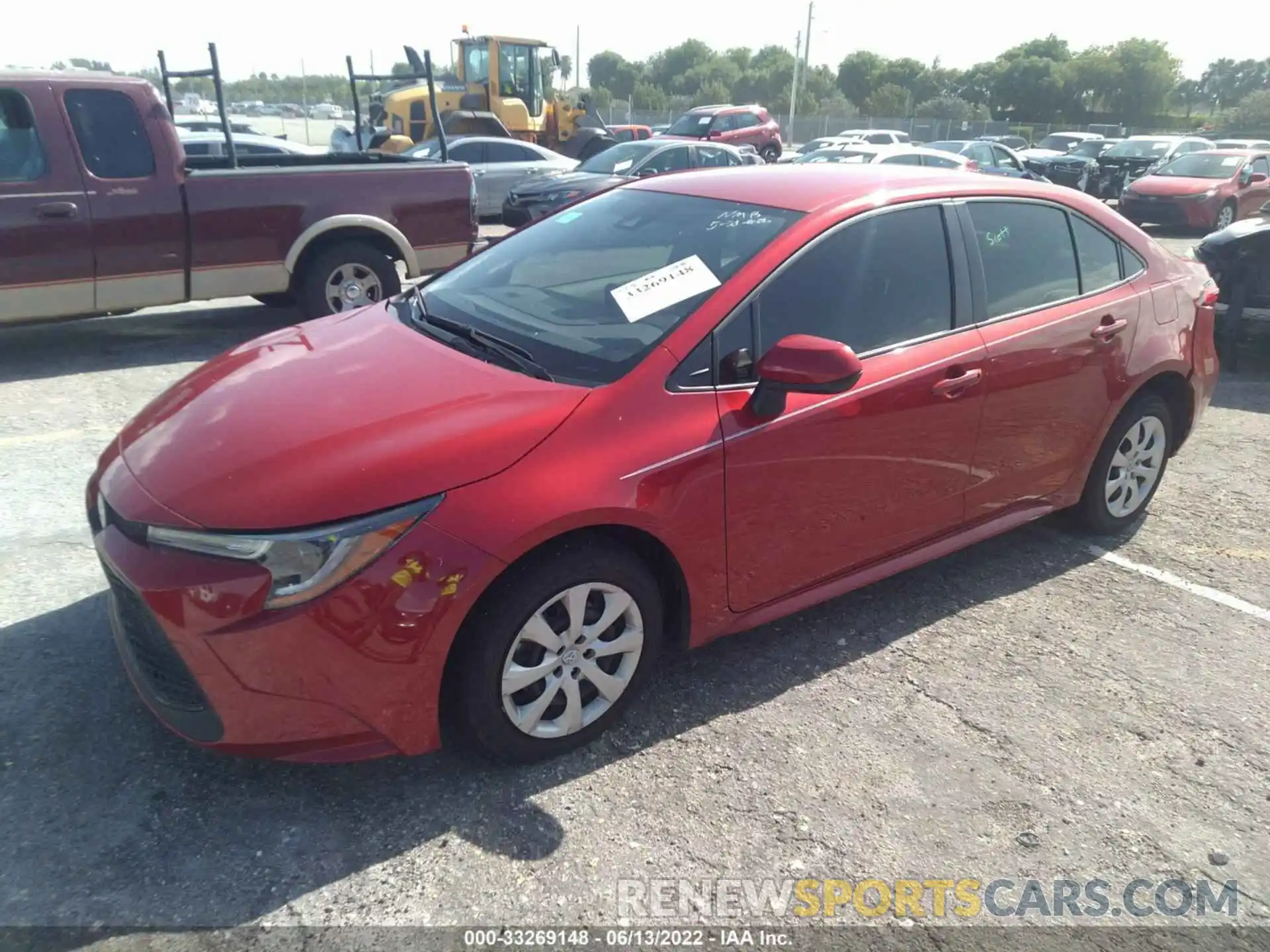 2 Photograph of a damaged car JTDEPMAE3MJ179945 TOYOTA COROLLA 2021