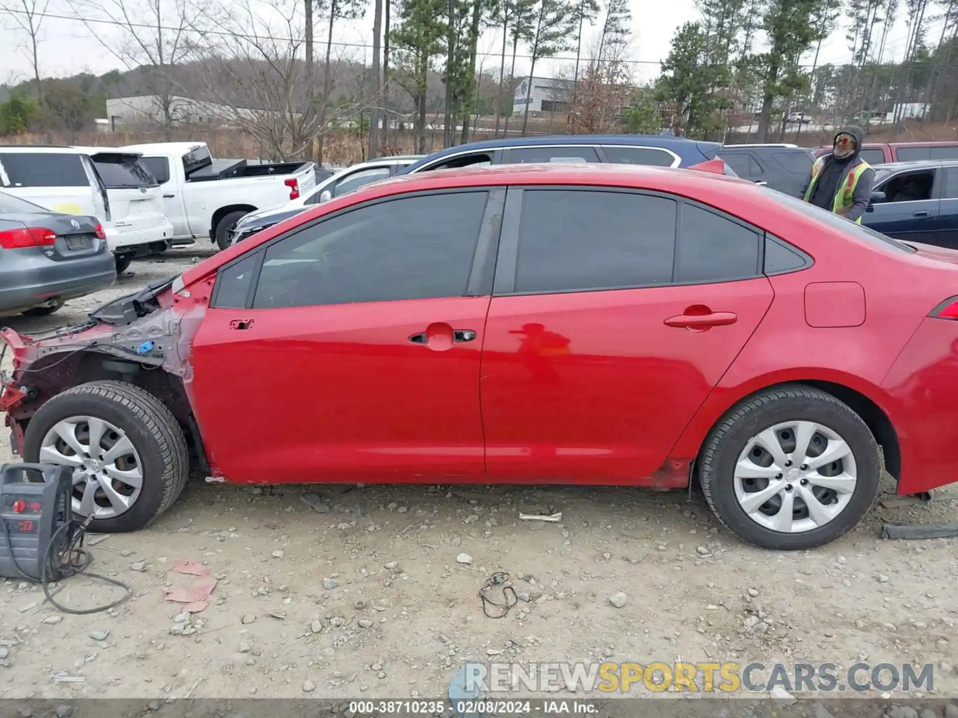 14 Photograph of a damaged car JTDEPMAE3MJ179993 TOYOTA COROLLA 2021