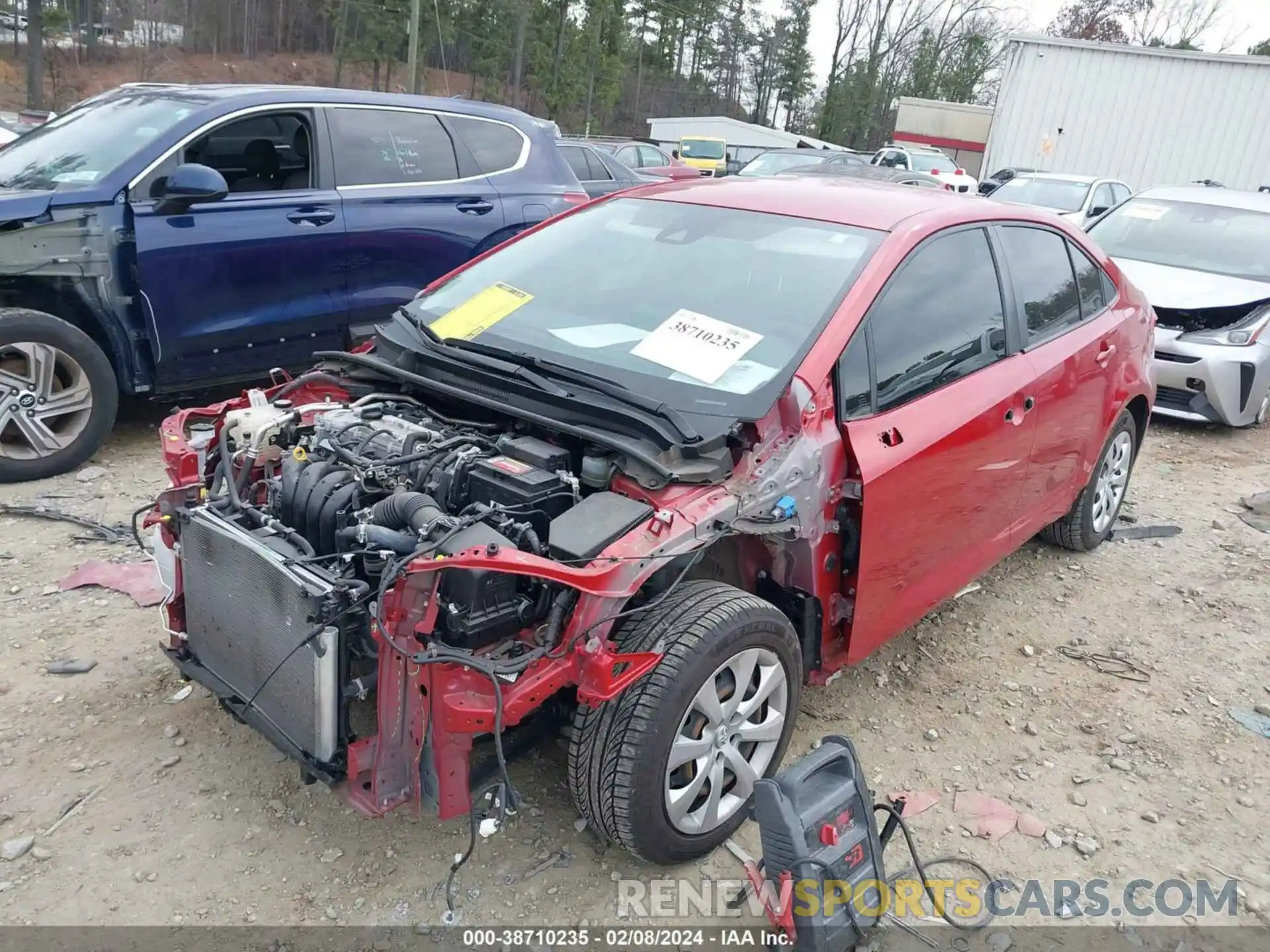 2 Photograph of a damaged car JTDEPMAE3MJ179993 TOYOTA COROLLA 2021