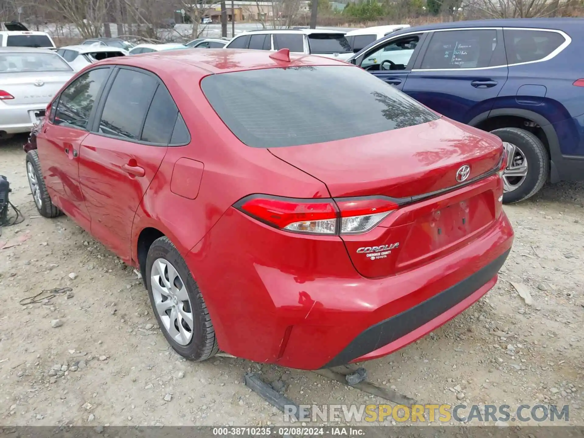 3 Photograph of a damaged car JTDEPMAE3MJ179993 TOYOTA COROLLA 2021