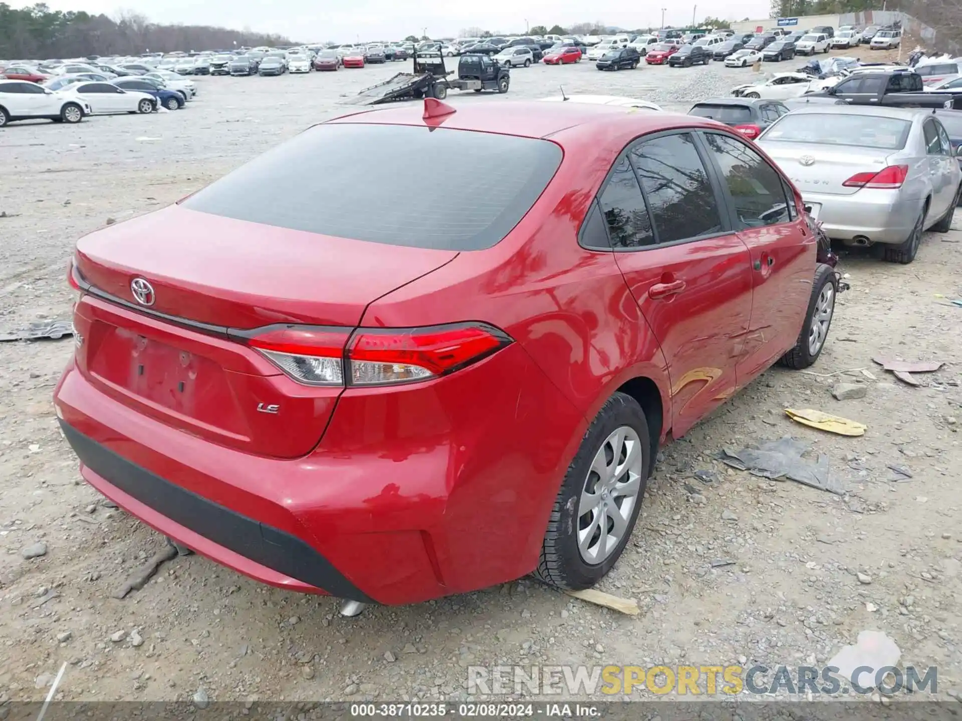 4 Photograph of a damaged car JTDEPMAE3MJ179993 TOYOTA COROLLA 2021