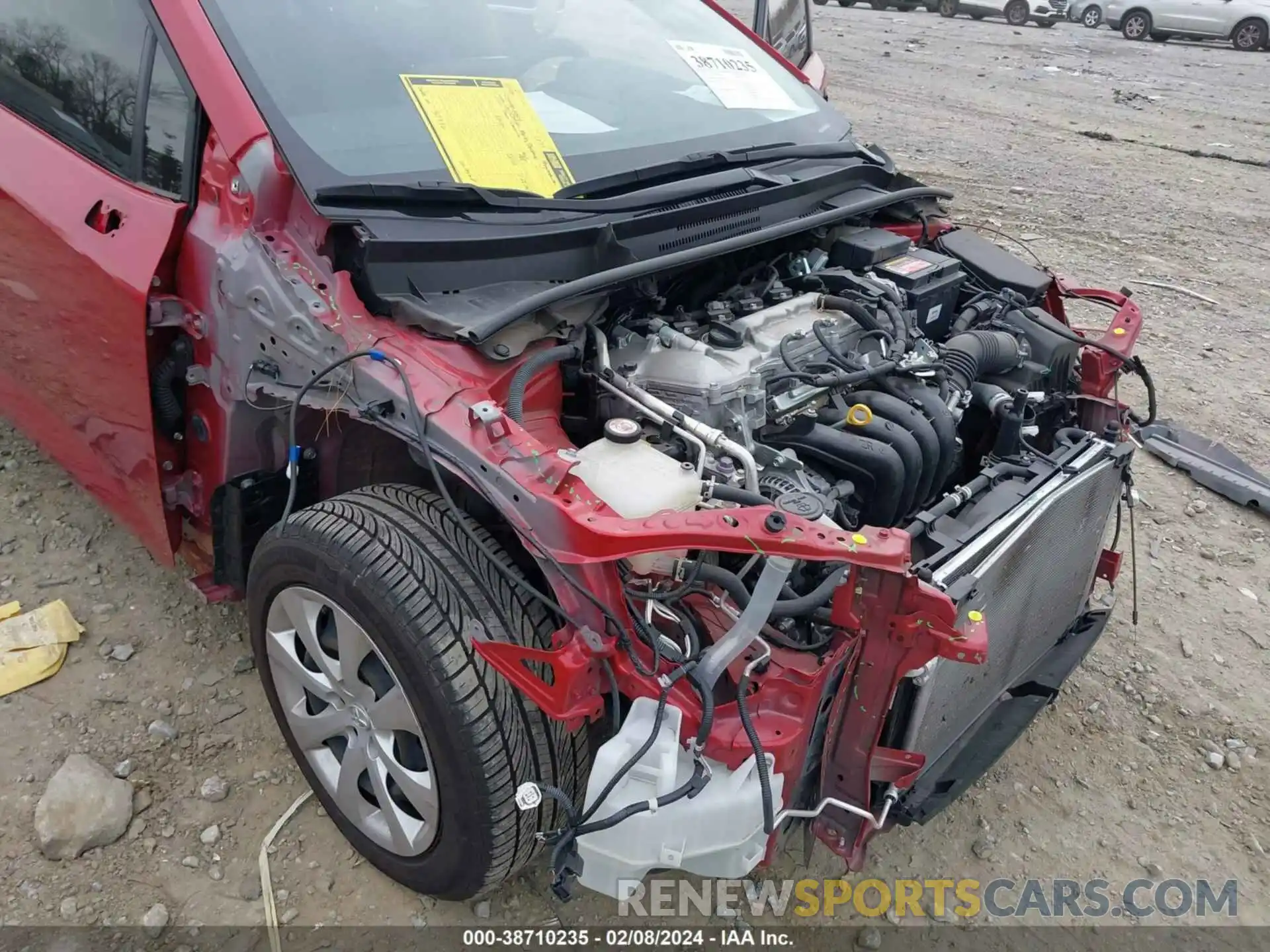 6 Photograph of a damaged car JTDEPMAE3MJ179993 TOYOTA COROLLA 2021