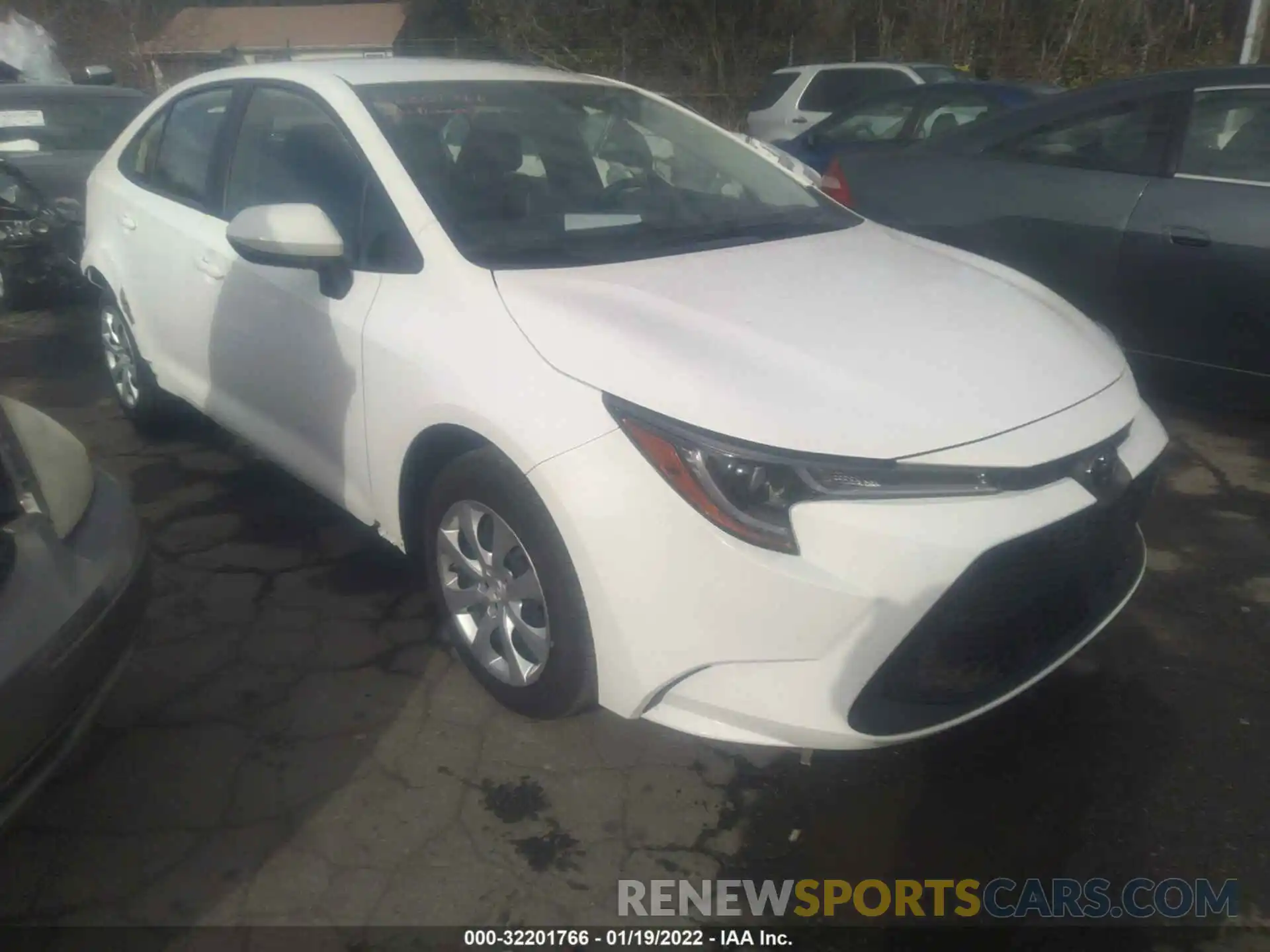 1 Photograph of a damaged car JTDEPMAE3MJ180271 TOYOTA COROLLA 2021