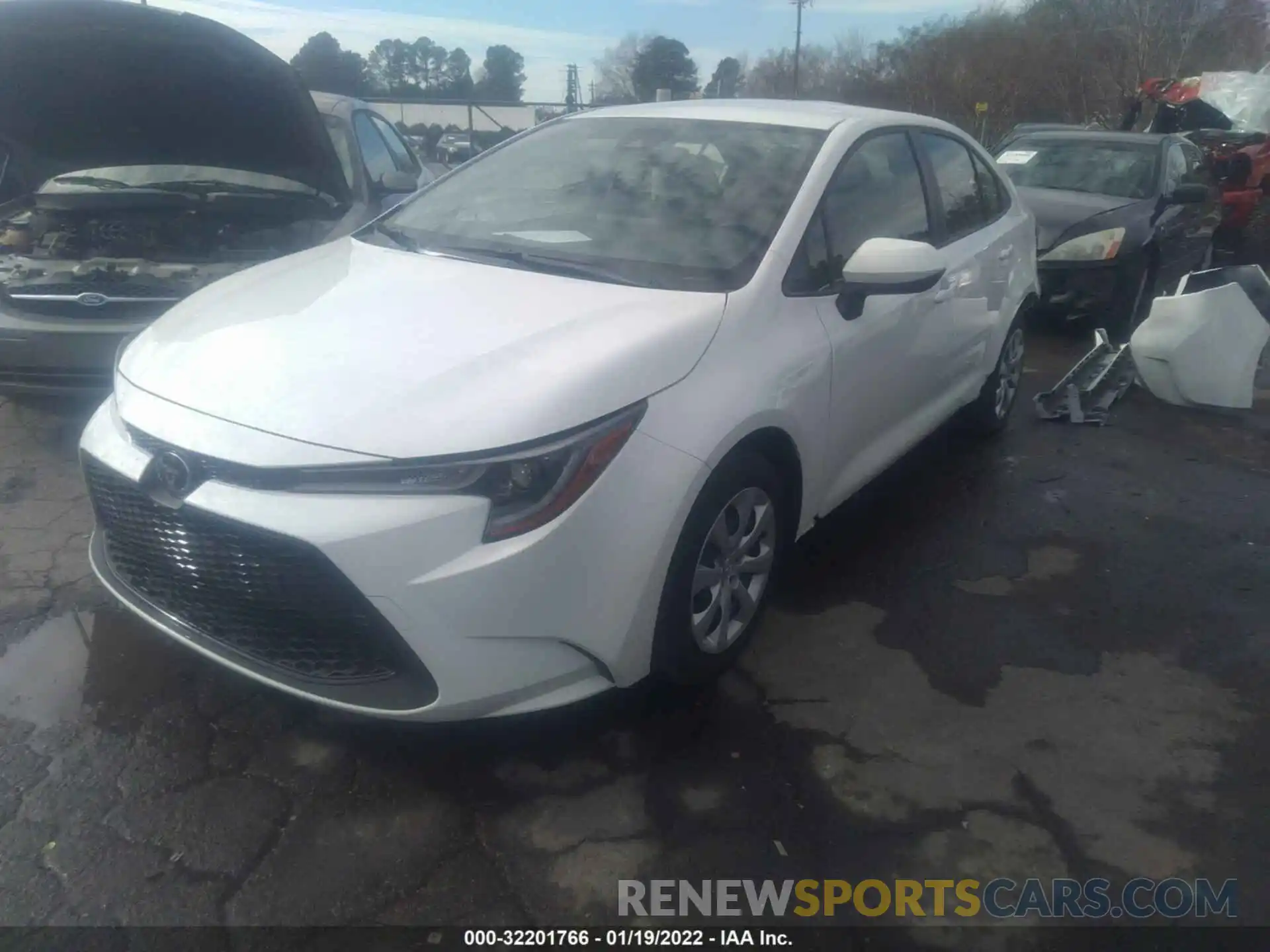 2 Photograph of a damaged car JTDEPMAE3MJ180271 TOYOTA COROLLA 2021