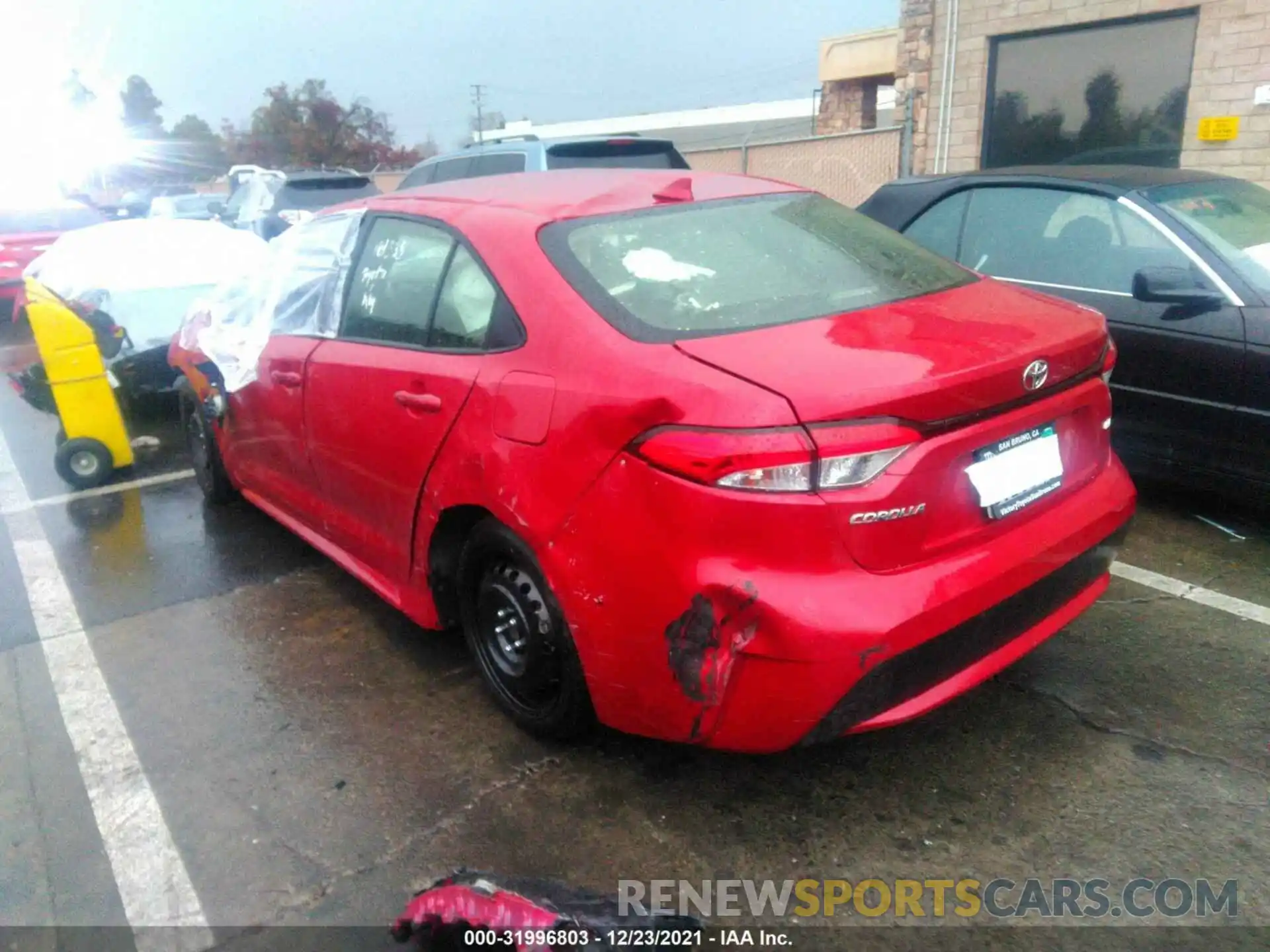 3 Photograph of a damaged car JTDEPMAE3MJ181338 TOYOTA COROLLA 2021