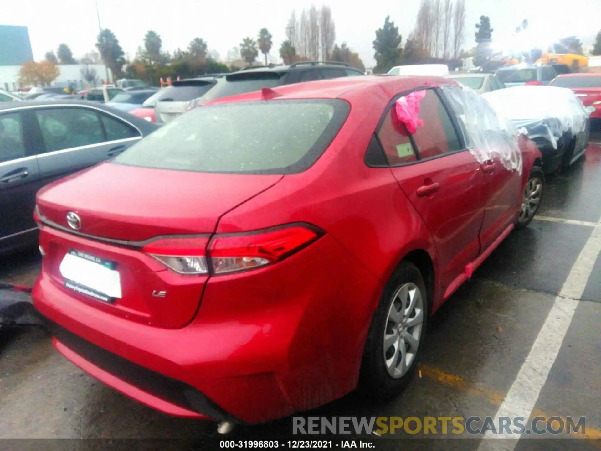 4 Photograph of a damaged car JTDEPMAE3MJ181338 TOYOTA COROLLA 2021