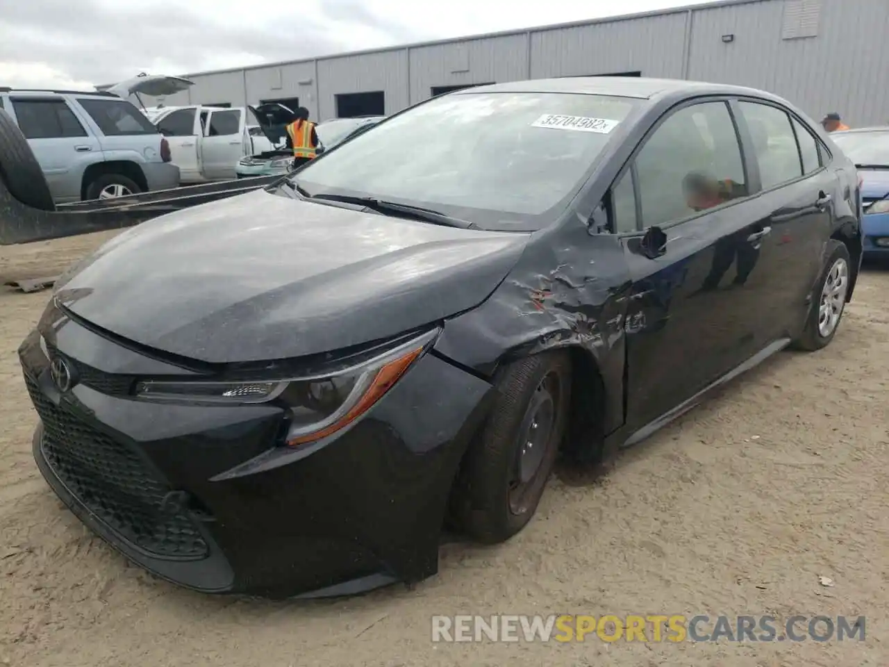 2 Photograph of a damaged car JTDEPMAE3MJ181422 TOYOTA COROLLA 2021