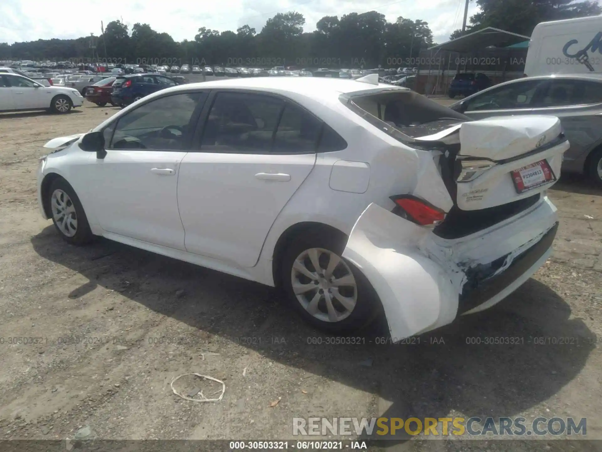 3 Photograph of a damaged car JTDEPMAE3MJ181887 TOYOTA COROLLA 2021