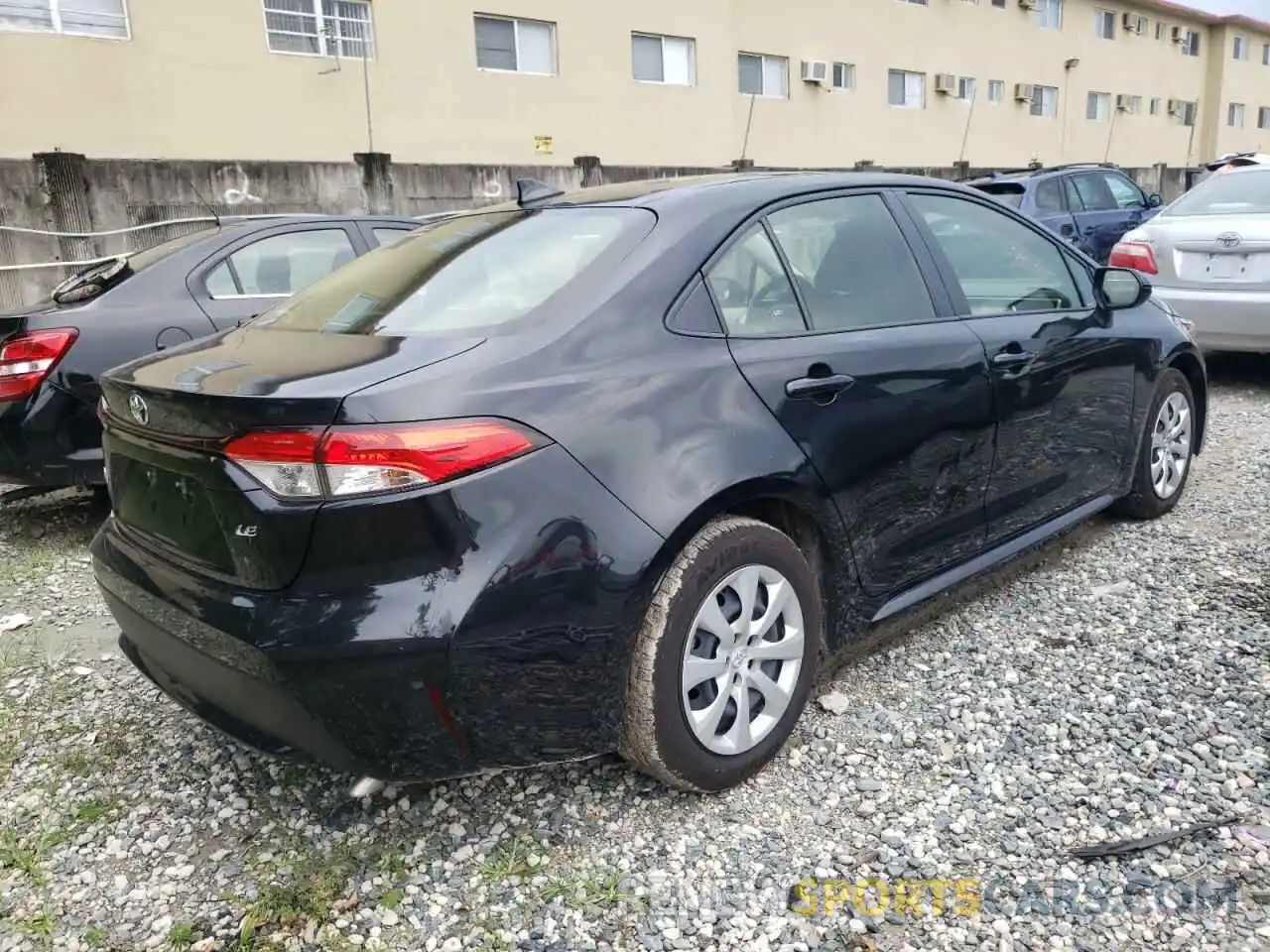 4 Photograph of a damaged car JTDEPMAE3MJ185342 TOYOTA COROLLA 2021