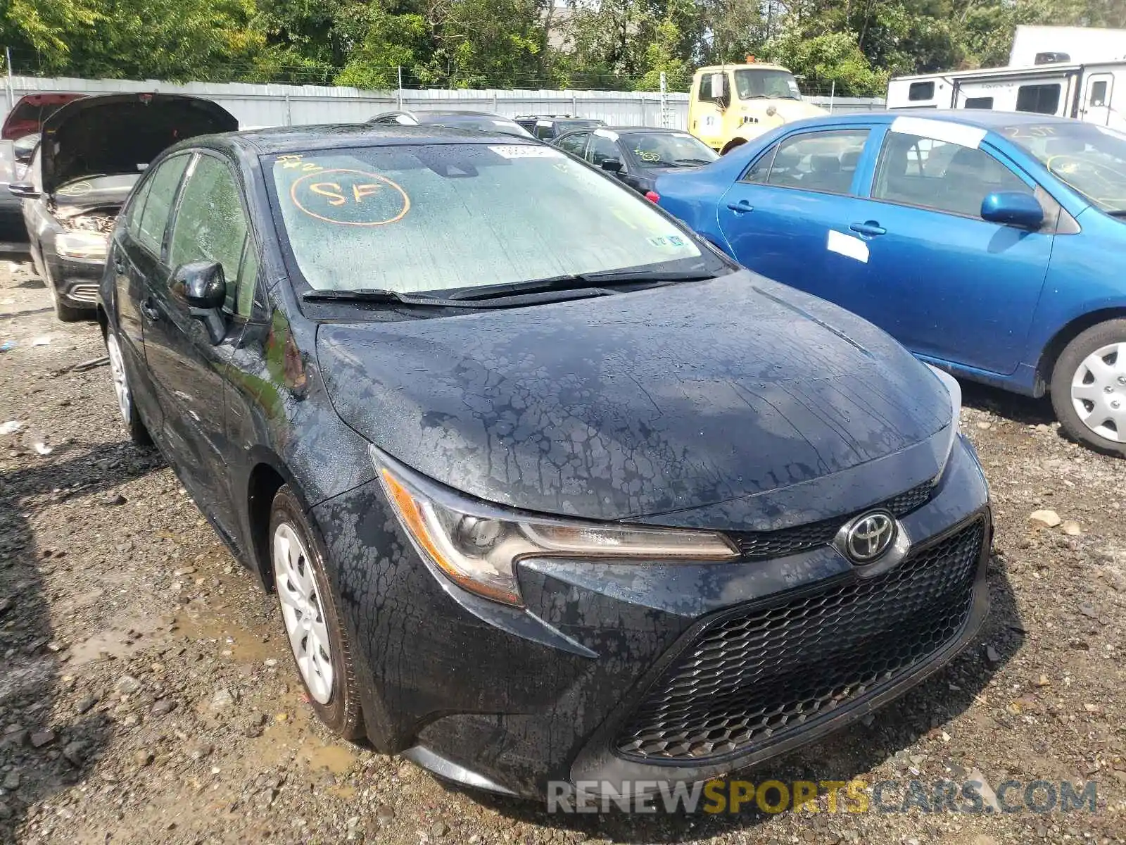 1 Photograph of a damaged car JTDEPMAE3MJ185695 TOYOTA COROLLA 2021