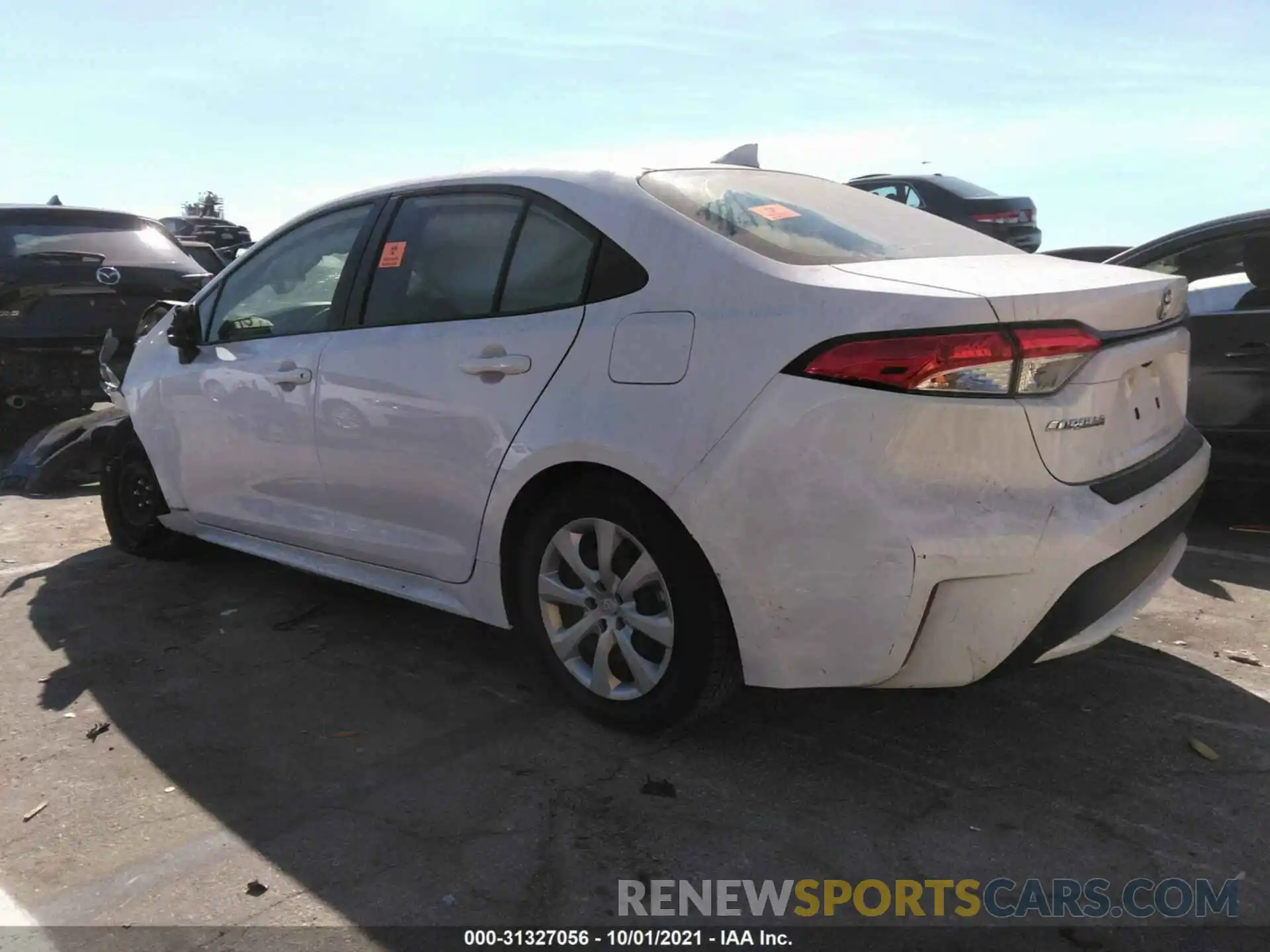 3 Photograph of a damaged car JTDEPMAE3MJ186667 TOYOTA COROLLA 2021