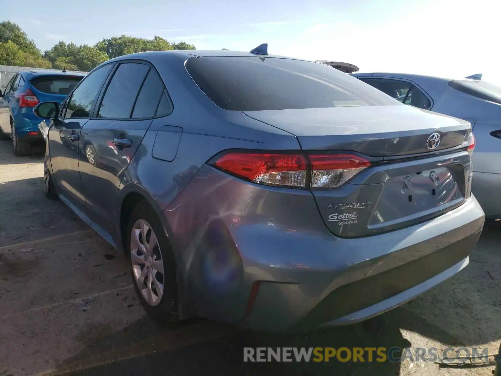 3 Photograph of a damaged car JTDEPMAE3MJ186751 TOYOTA COROLLA 2021