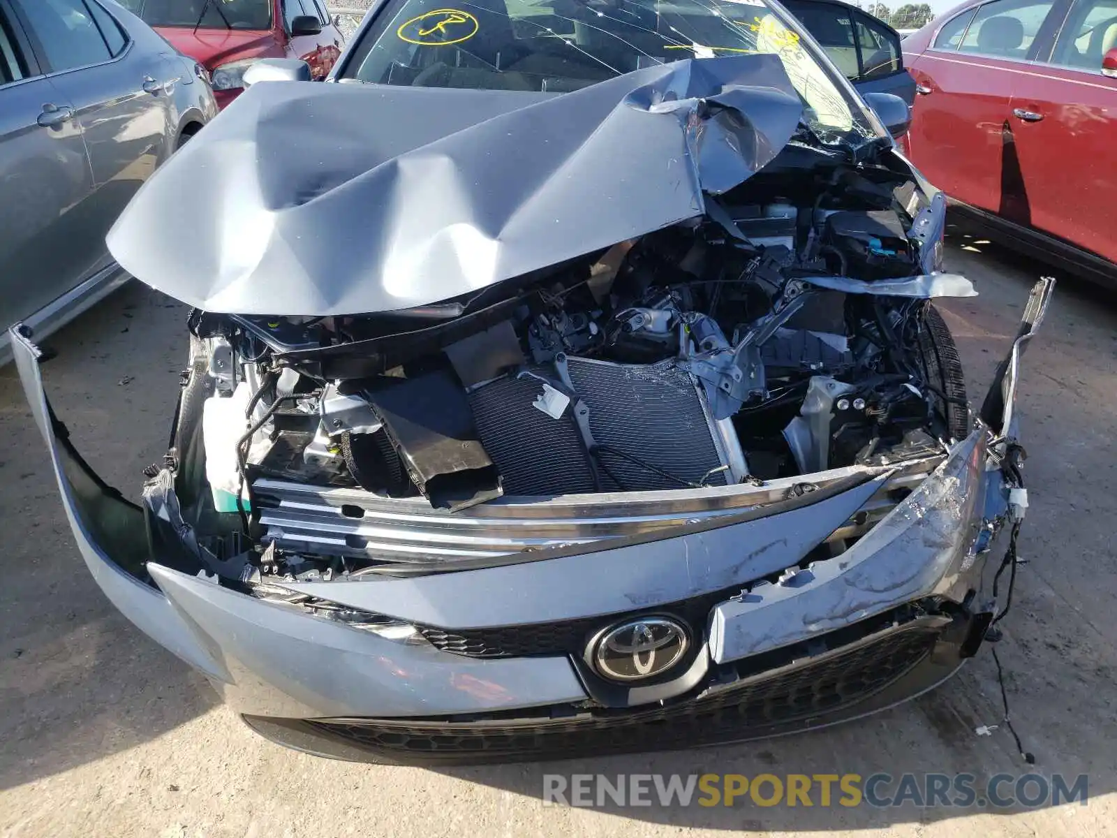 9 Photograph of a damaged car JTDEPMAE3MJ186751 TOYOTA COROLLA 2021