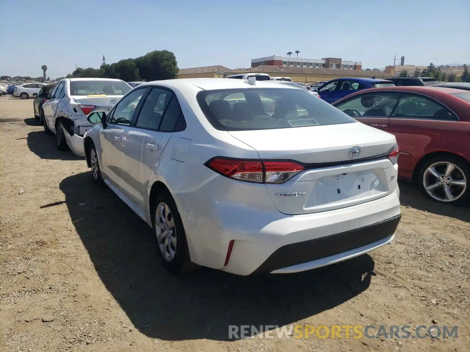 3 Photograph of a damaged car JTDEPMAE3MJ188547 TOYOTA COROLLA 2021