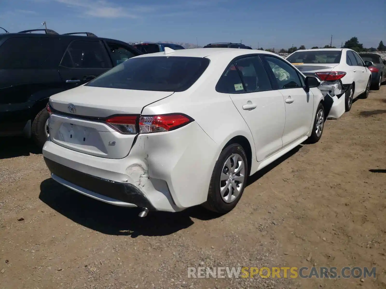 4 Photograph of a damaged car JTDEPMAE3MJ188547 TOYOTA COROLLA 2021