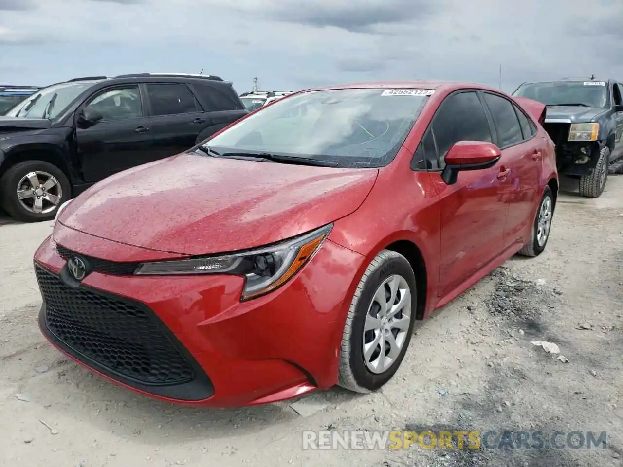 2 Photograph of a damaged car JTDEPMAE3MJ188614 TOYOTA COROLLA 2021