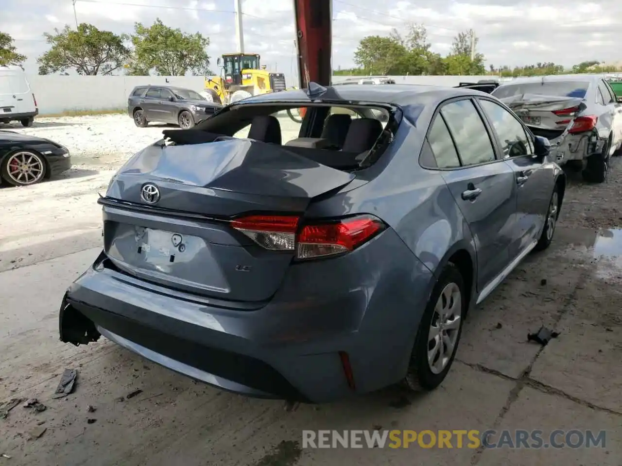 4 Photograph of a damaged car JTDEPMAE3MJ188662 TOYOTA COROLLA 2021