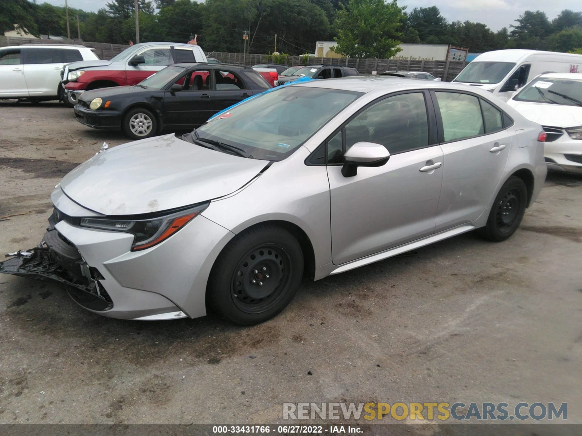 2 Photograph of a damaged car JTDEPMAE3MJ188869 TOYOTA COROLLA 2021