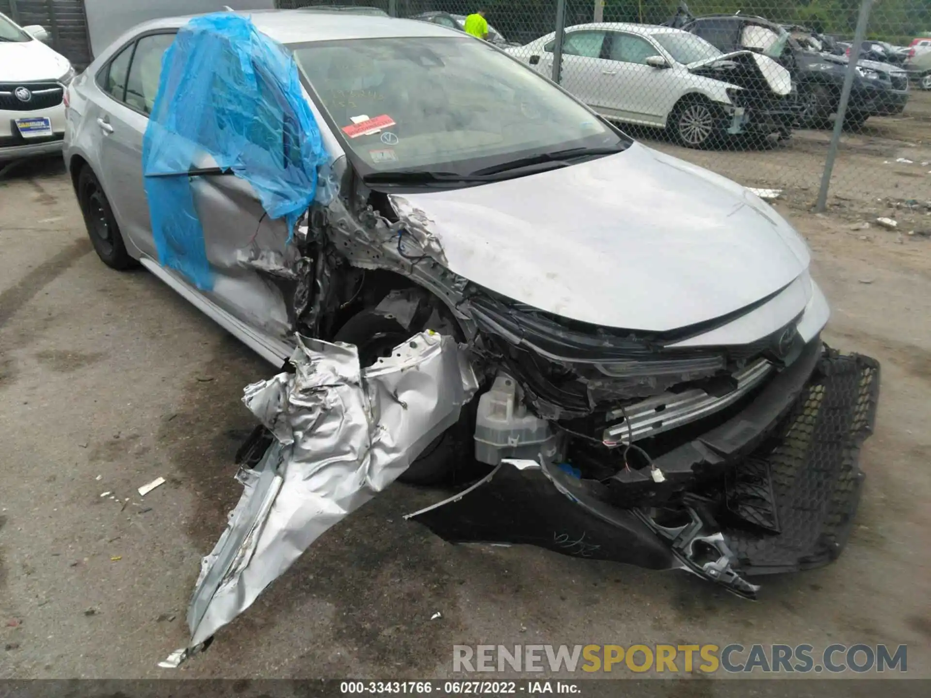 6 Photograph of a damaged car JTDEPMAE3MJ188869 TOYOTA COROLLA 2021