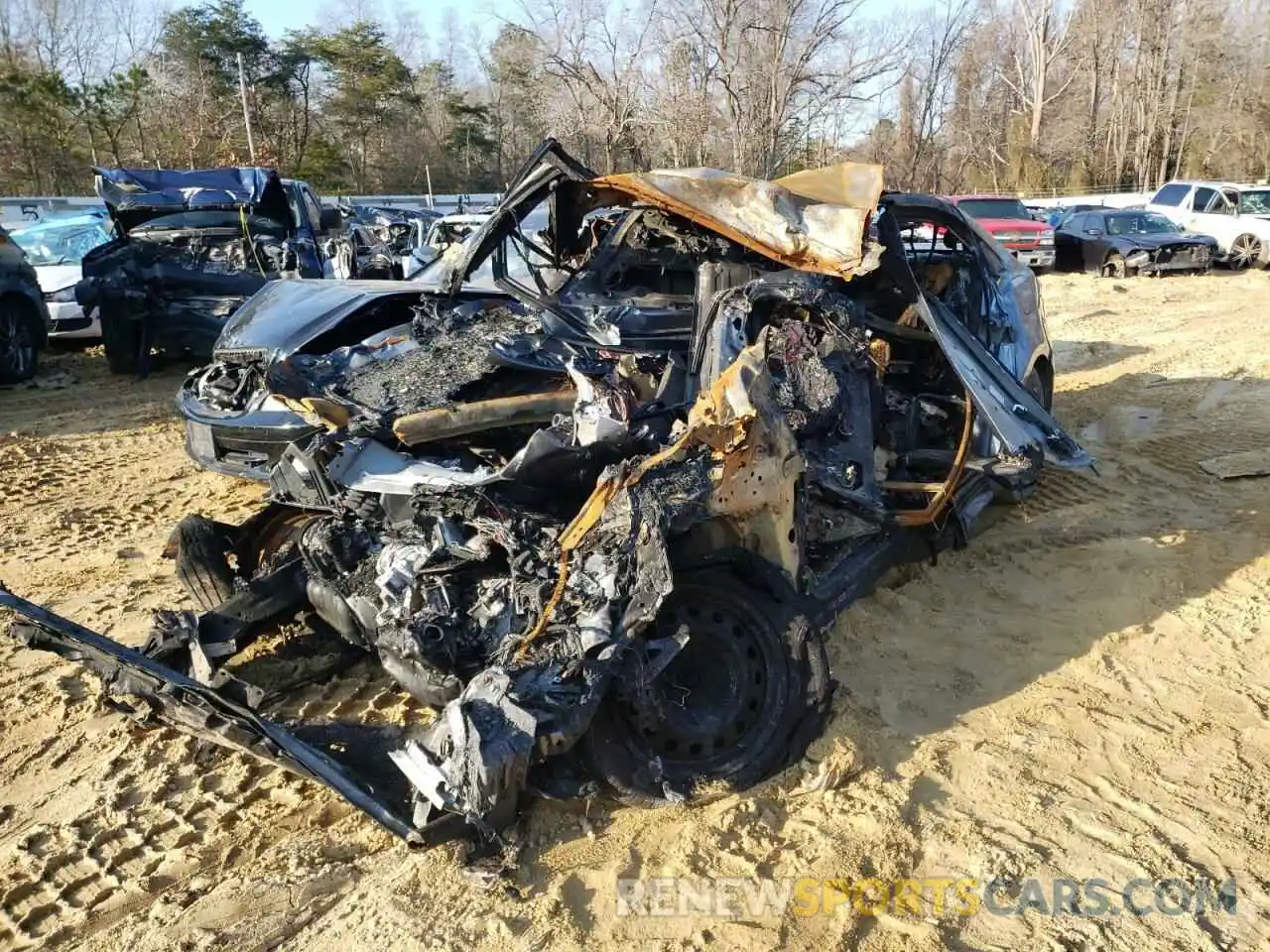 2 Photograph of a damaged car JTDEPMAE4MJ117504 TOYOTA COROLLA 2021