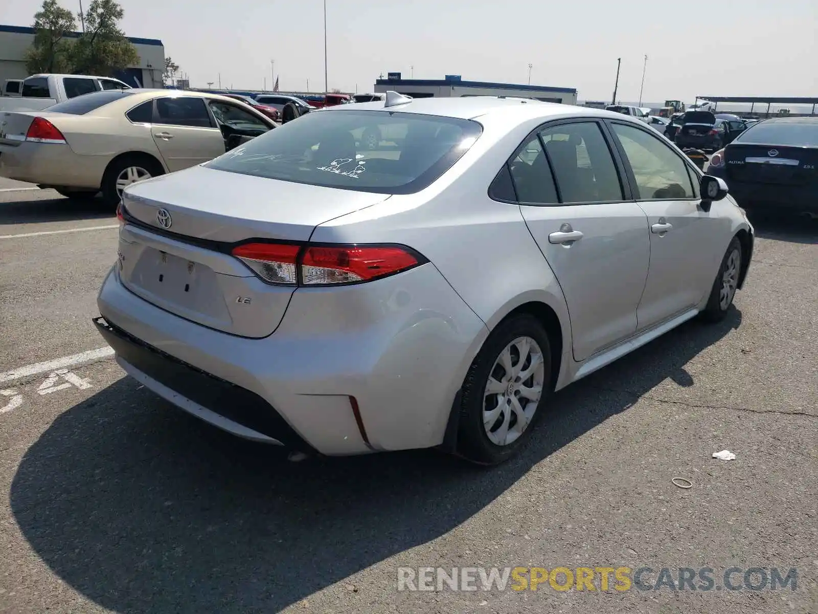 4 Photograph of a damaged car JTDEPMAE4MJ117941 TOYOTA COROLLA 2021