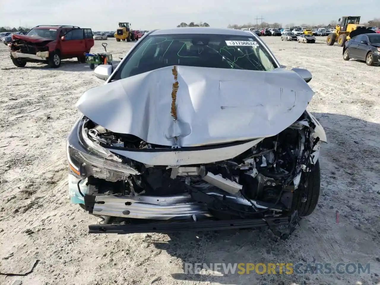 9 Photograph of a damaged car JTDEPMAE4MJ118149 TOYOTA COROLLA 2021