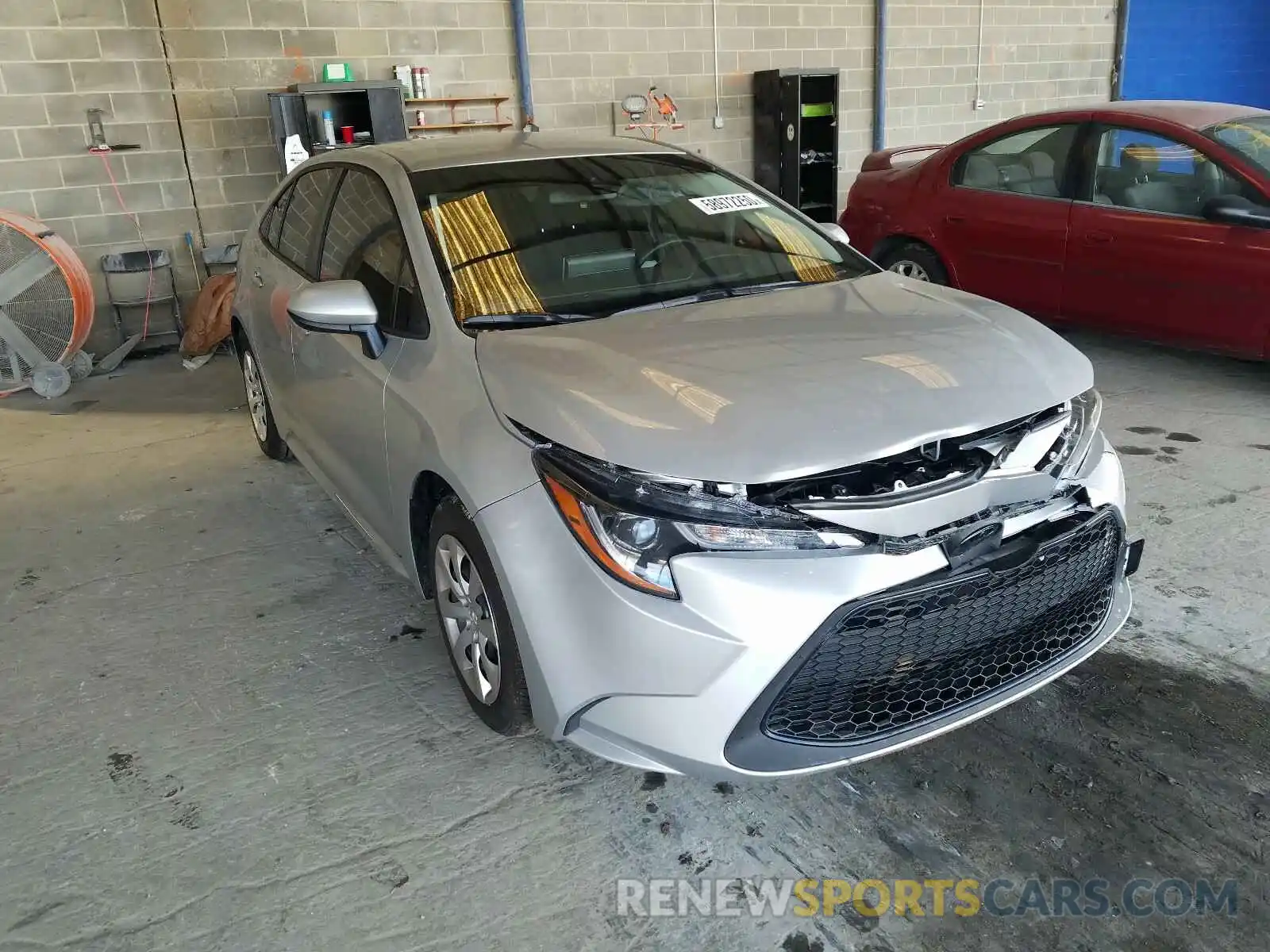 1 Photograph of a damaged car JTDEPMAE4MJ118474 TOYOTA COROLLA 2021