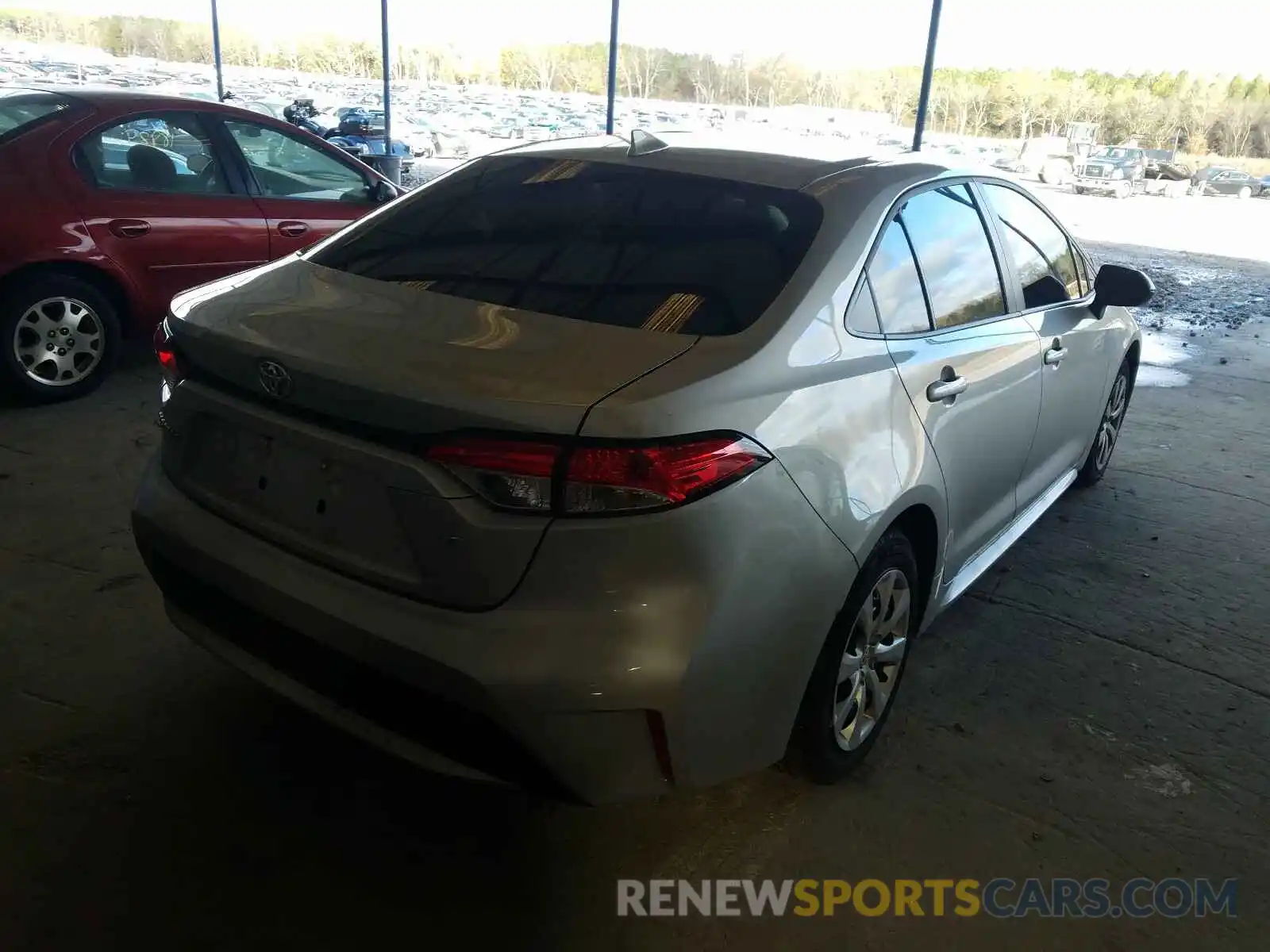 4 Photograph of a damaged car JTDEPMAE4MJ118474 TOYOTA COROLLA 2021