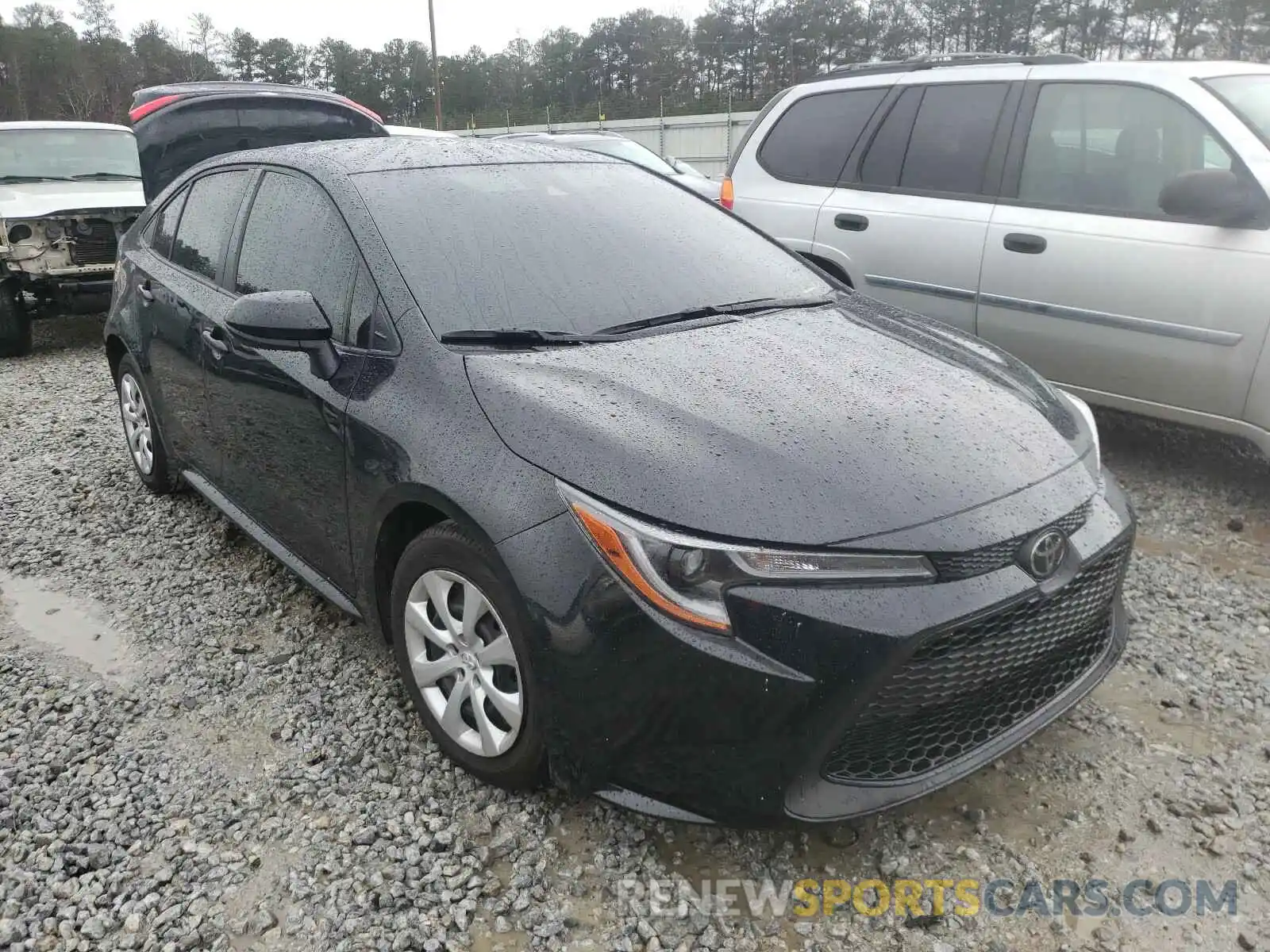 1 Photograph of a damaged car JTDEPMAE4MJ118717 TOYOTA COROLLA 2021